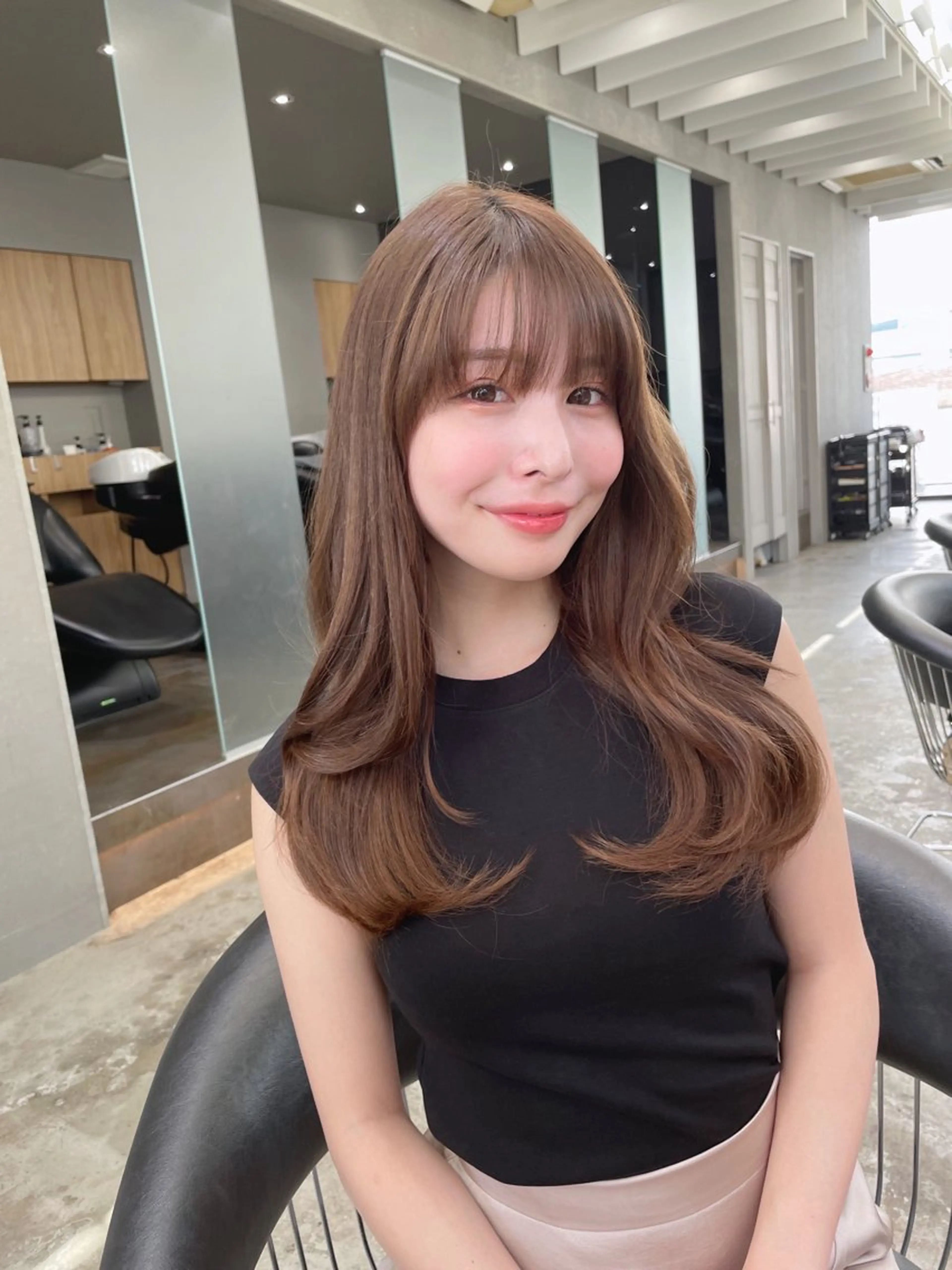 ✨人気No,1理想の韓国レイヤーカット+Nカラー+最高級ケラスターゼカクテルTRの写真