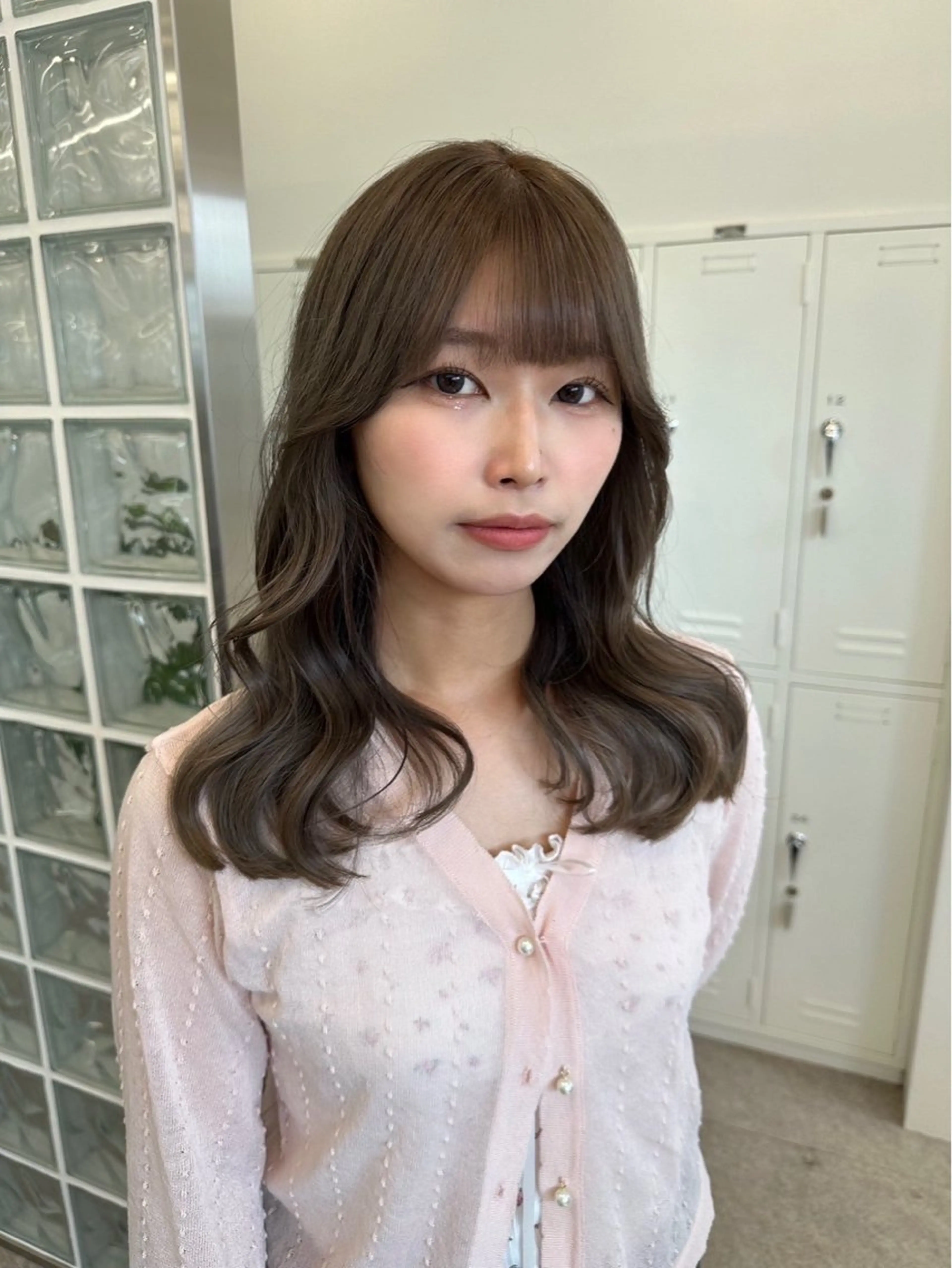 セミロング カラー ブリーチ ブリーチなしカラー リタッチモデル募集中 / シマ💖のヘアスタイル