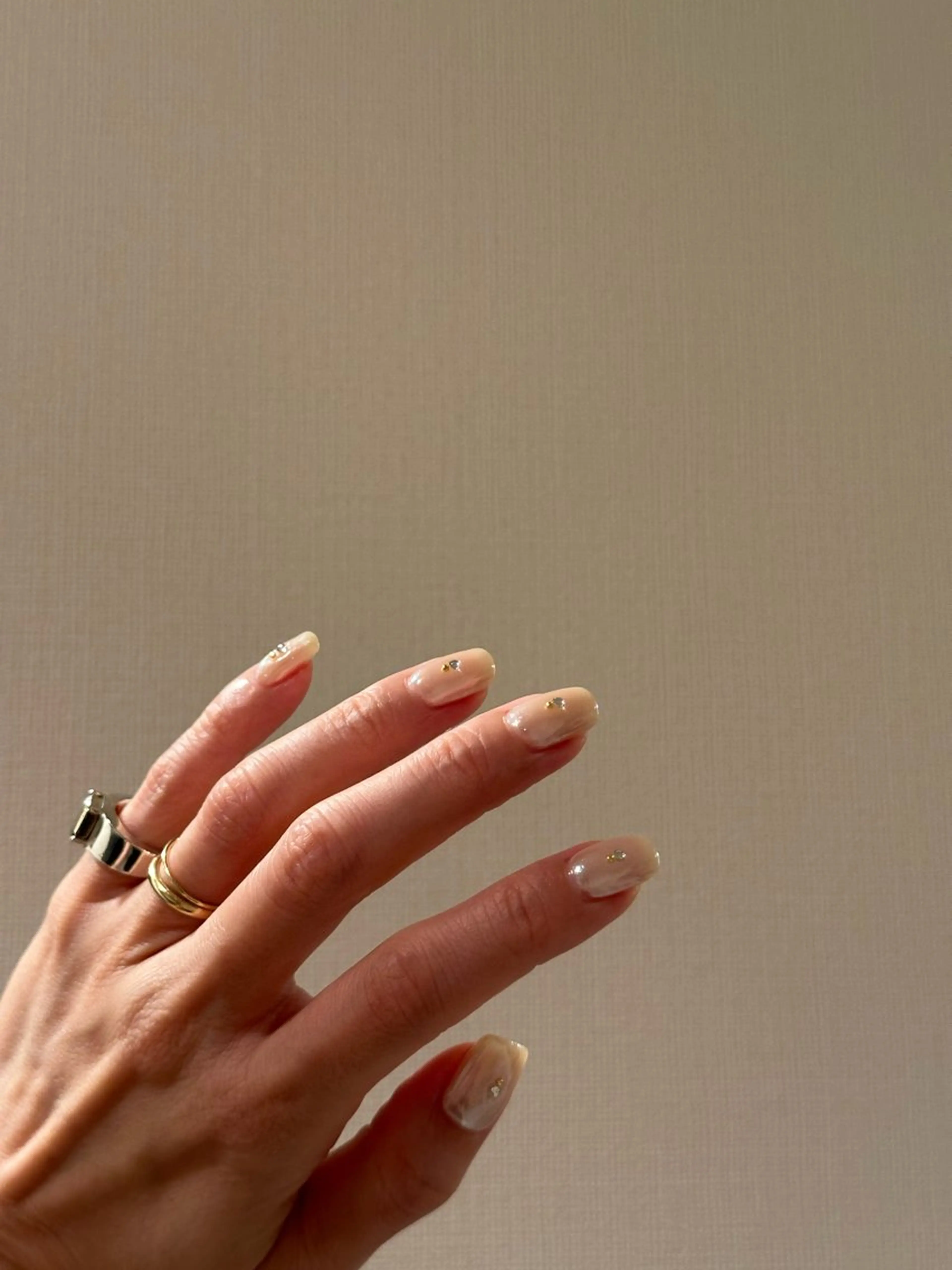 ネイル オーロラネイル ハンドネイル フットネイル kiii.__ ✴︎*のネイルデザイン