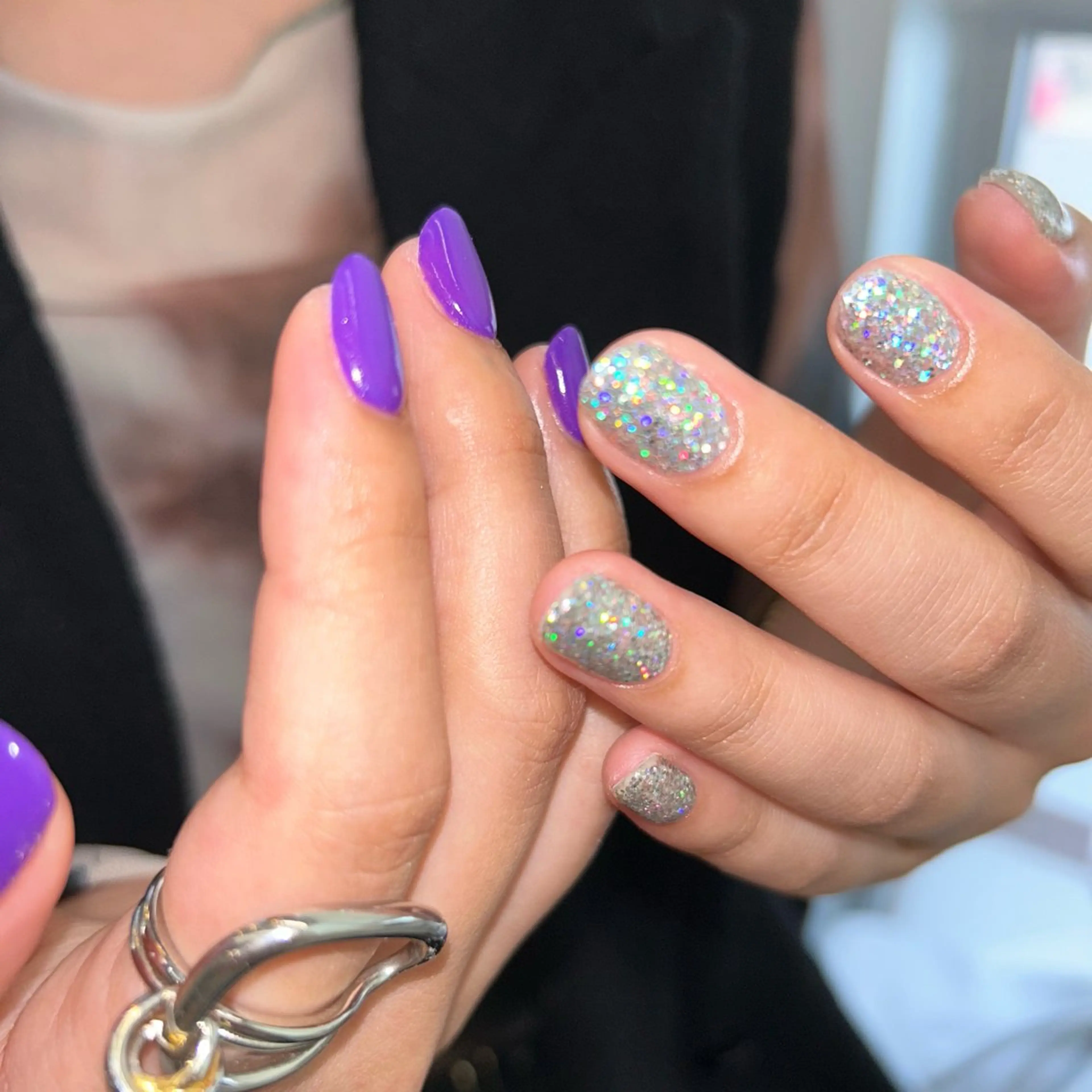 ワンカラーって素敵🐘✨ 【初回他店オフ代無料🍀カラージェル2色以上可•ラメ•ホログラムお選び頂けます♪】の写真