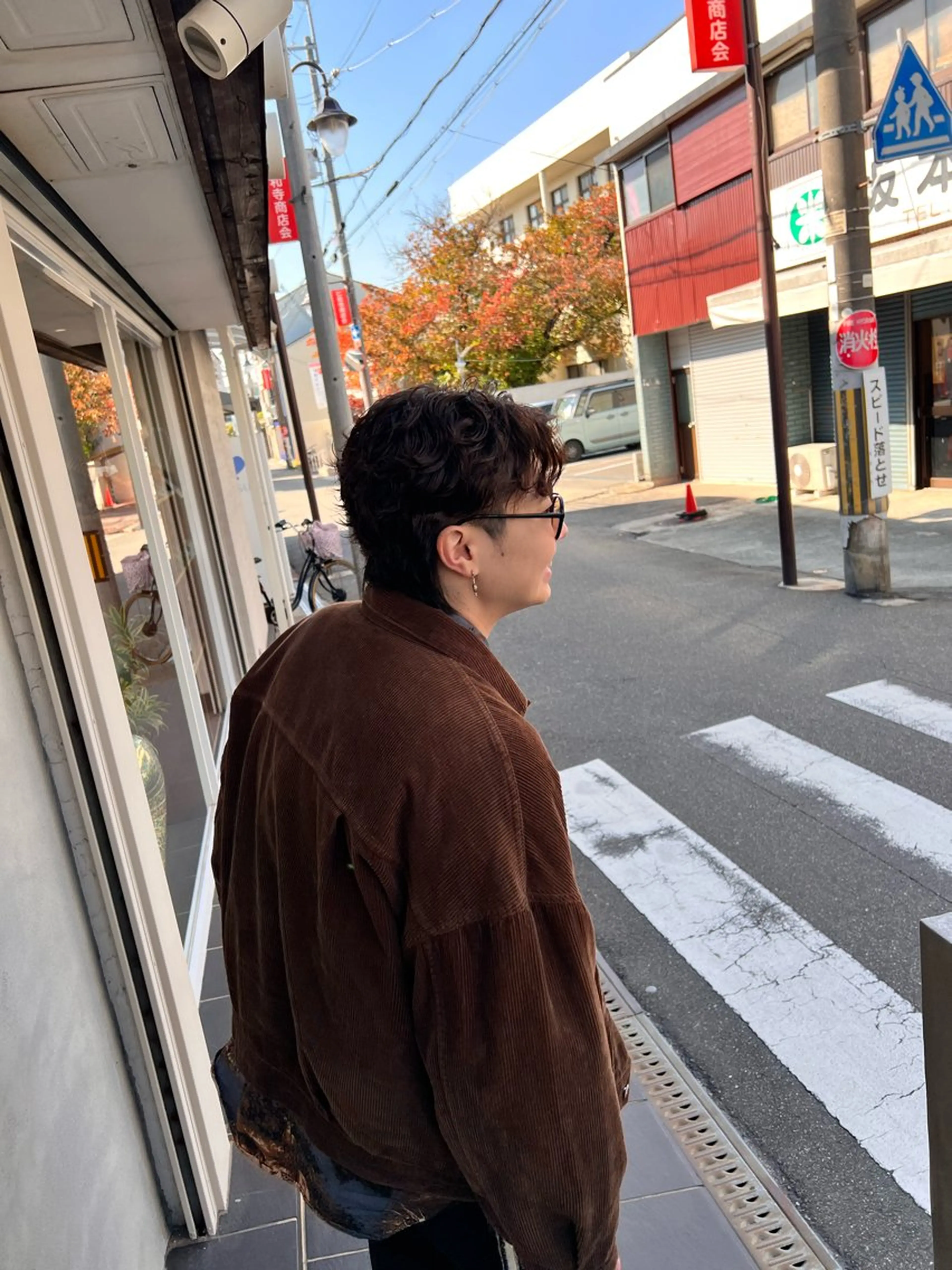 ショート パーマ labyrinthノーブル所属・メンズ特化西村 雄太のヘアスタイル