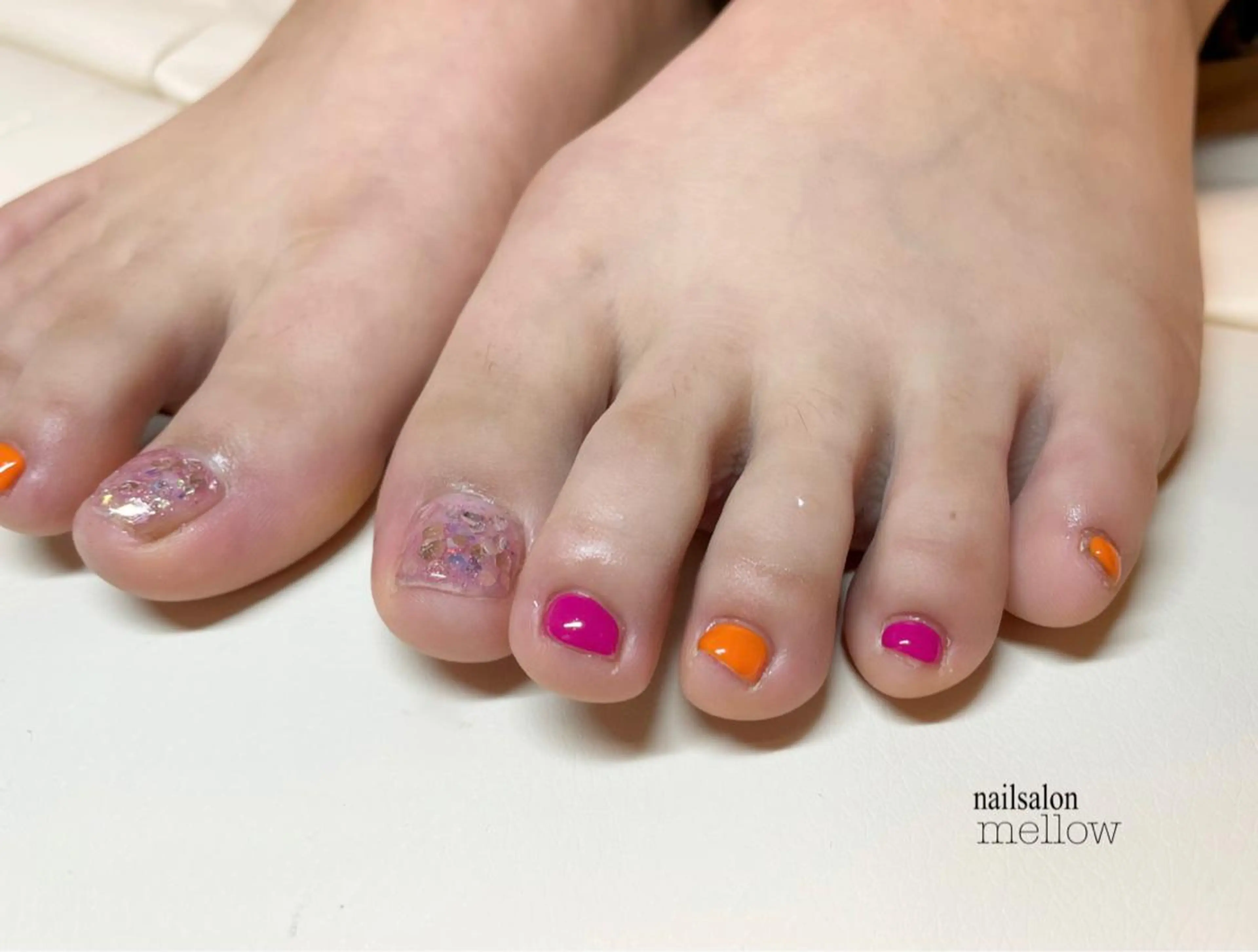 ネイル キラキラネイル ピンク 大山 浩美のネイルデザイン