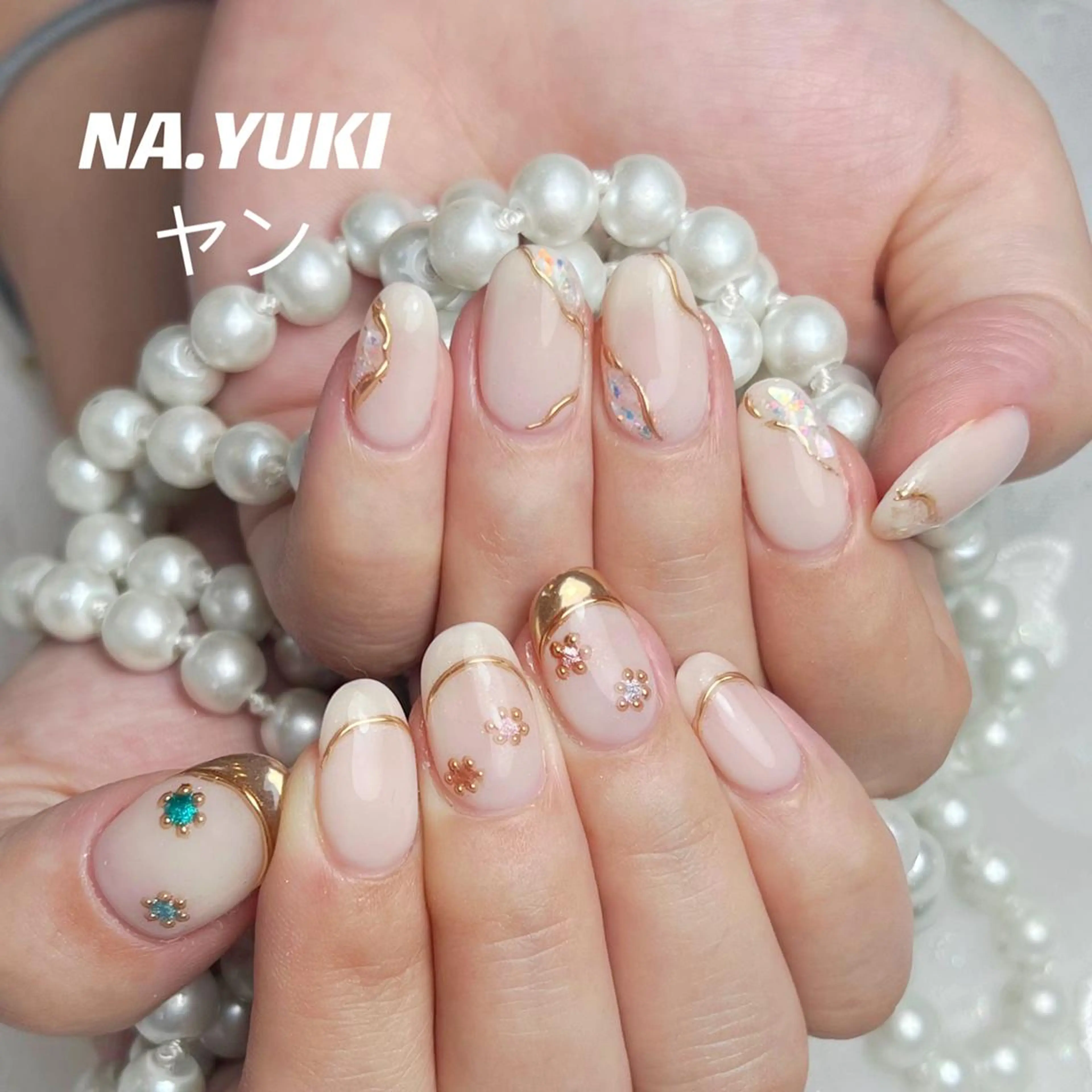 ネイル メンズ ヘアアレンジ パーマ キッズ マツエク・マツパ 🎀 moo～ 🎀のネイルデザイン