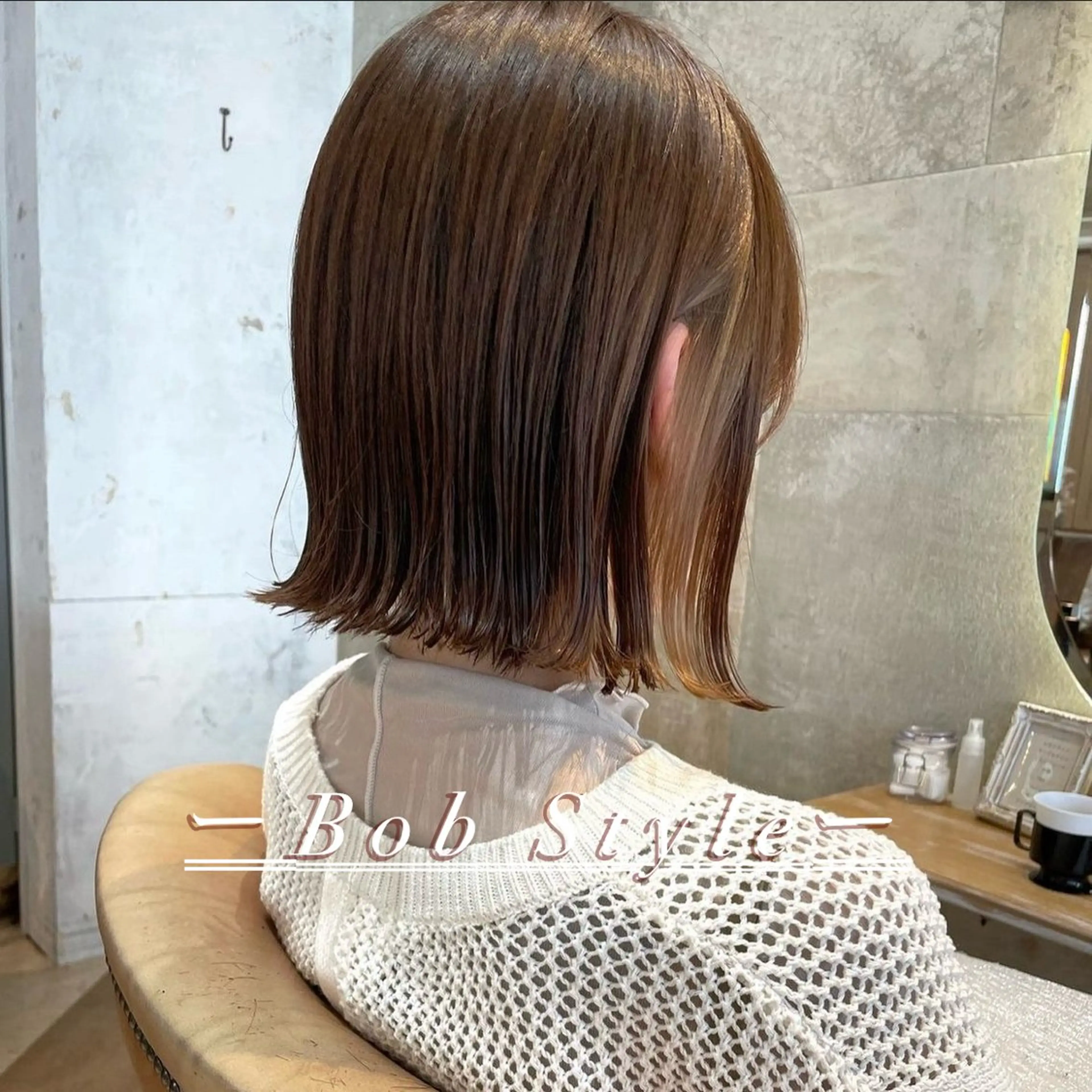 ショート カラー ボブ 似合わせレイヤー 髪質改善/柴木琴愛のヘアスタイル