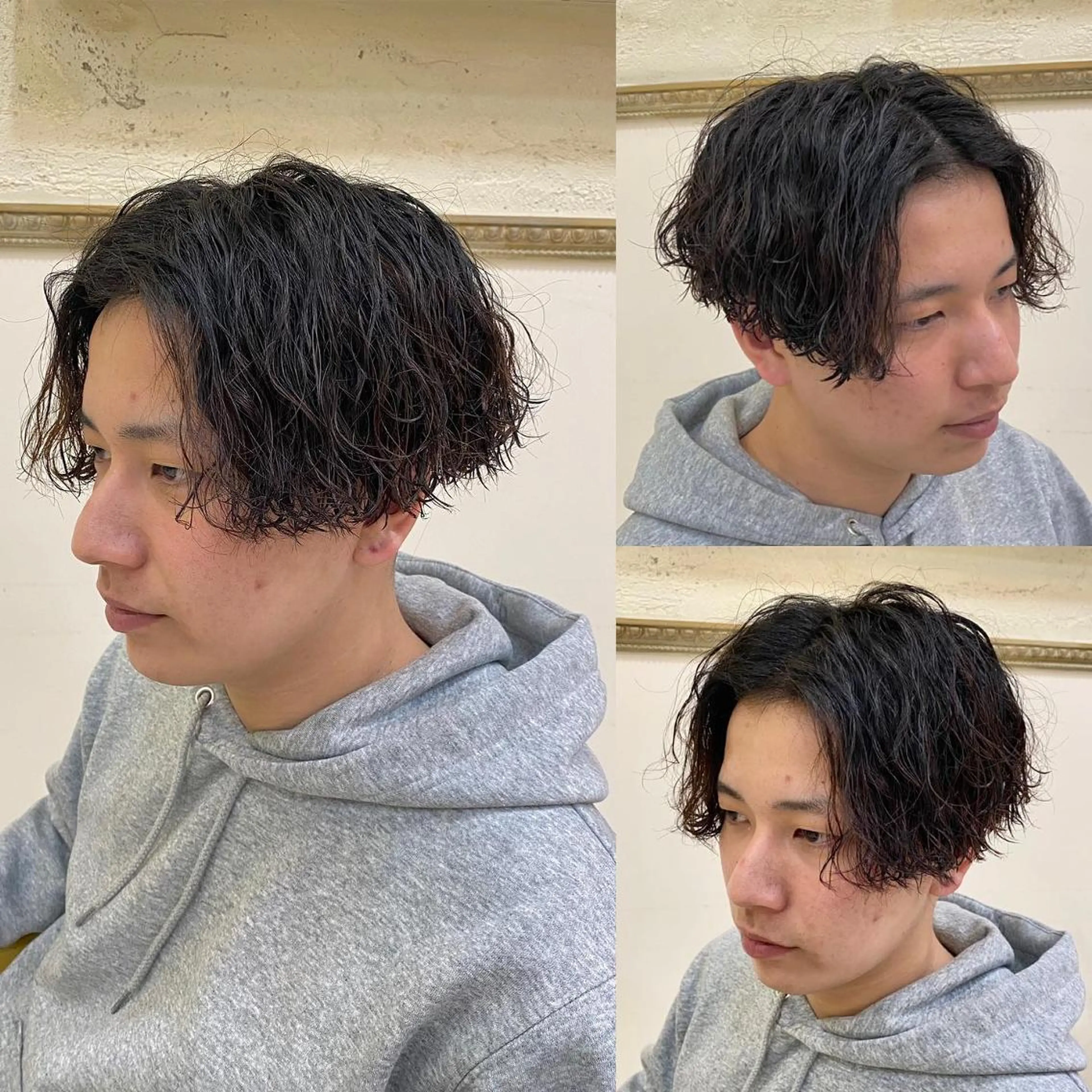 パーマ メンズ フェードカット メンズパーマ 学生（メンズ向け） メンズツイストパーマ ツイストスパイラルパーマ 年間2000名担当◎ パーマ職人/仲原佑樹のヘアスタイル