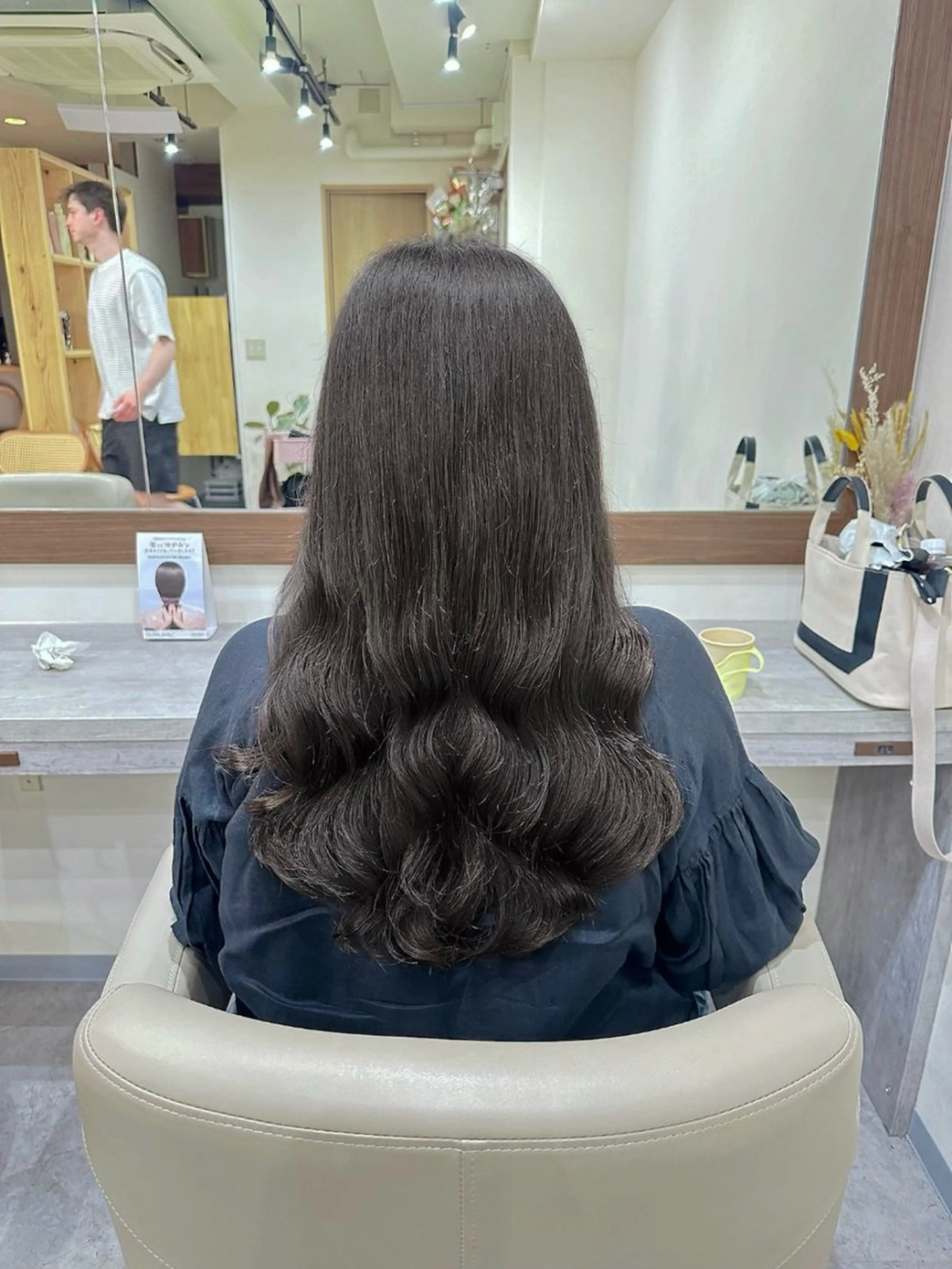 ロング カラー パーマ 韓国ヘア/韓国風 パーマ/kazueのヘアスタイル