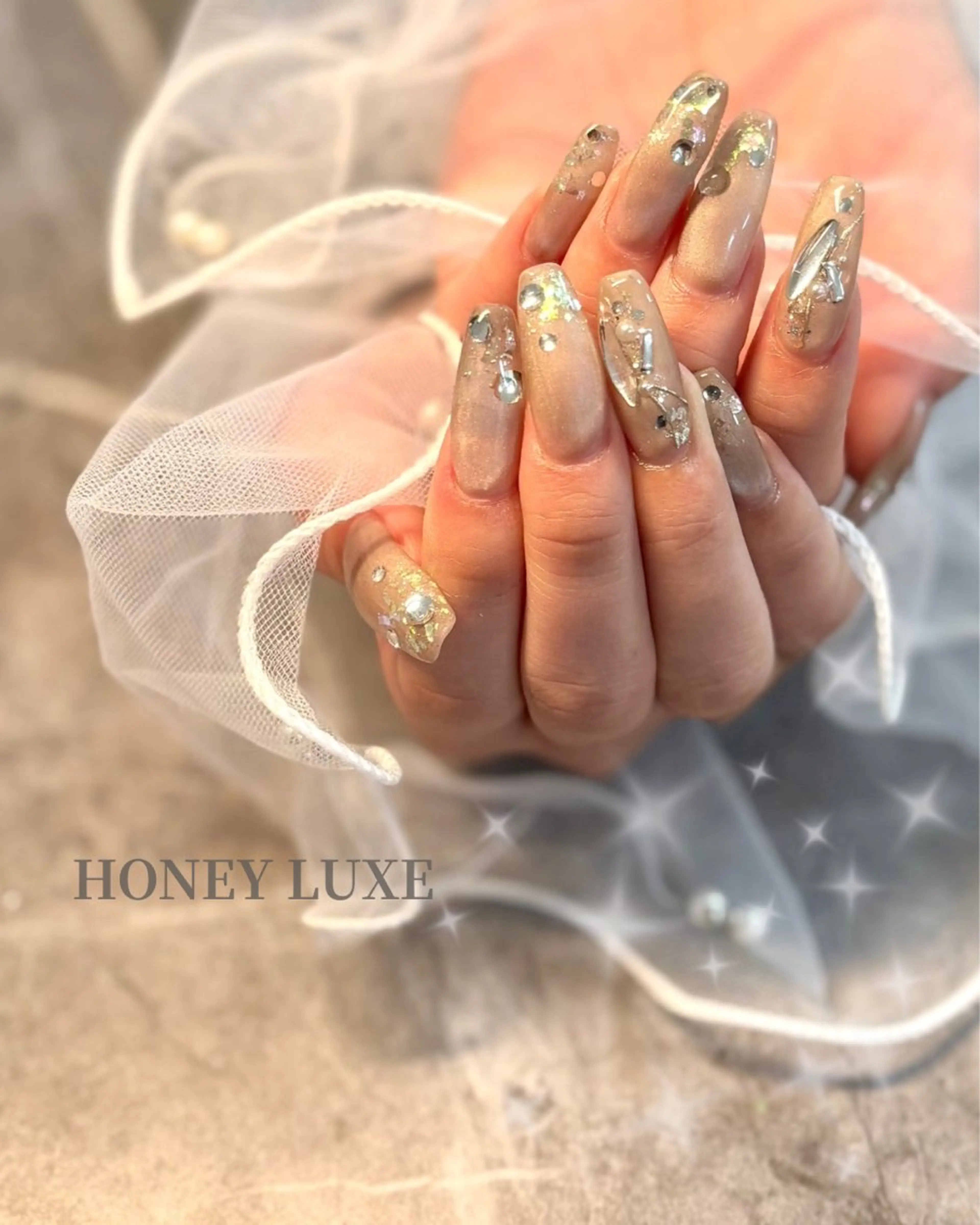 ネイル アートネイル マグネットネイル 松村 里奈のネイルデザイン