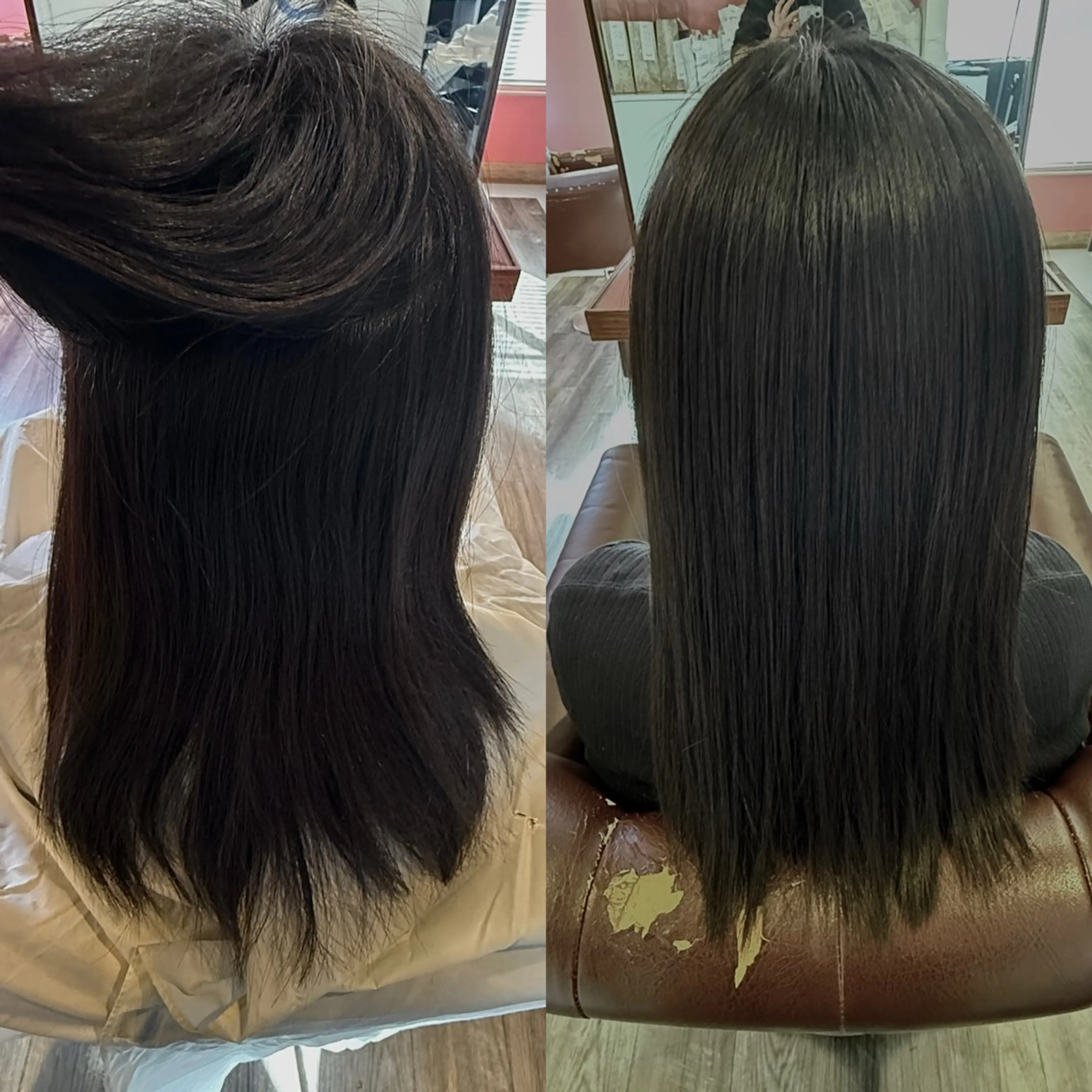 ロング パーマ 学生 縮毛矯正 大立 七夏のヘアスタイル