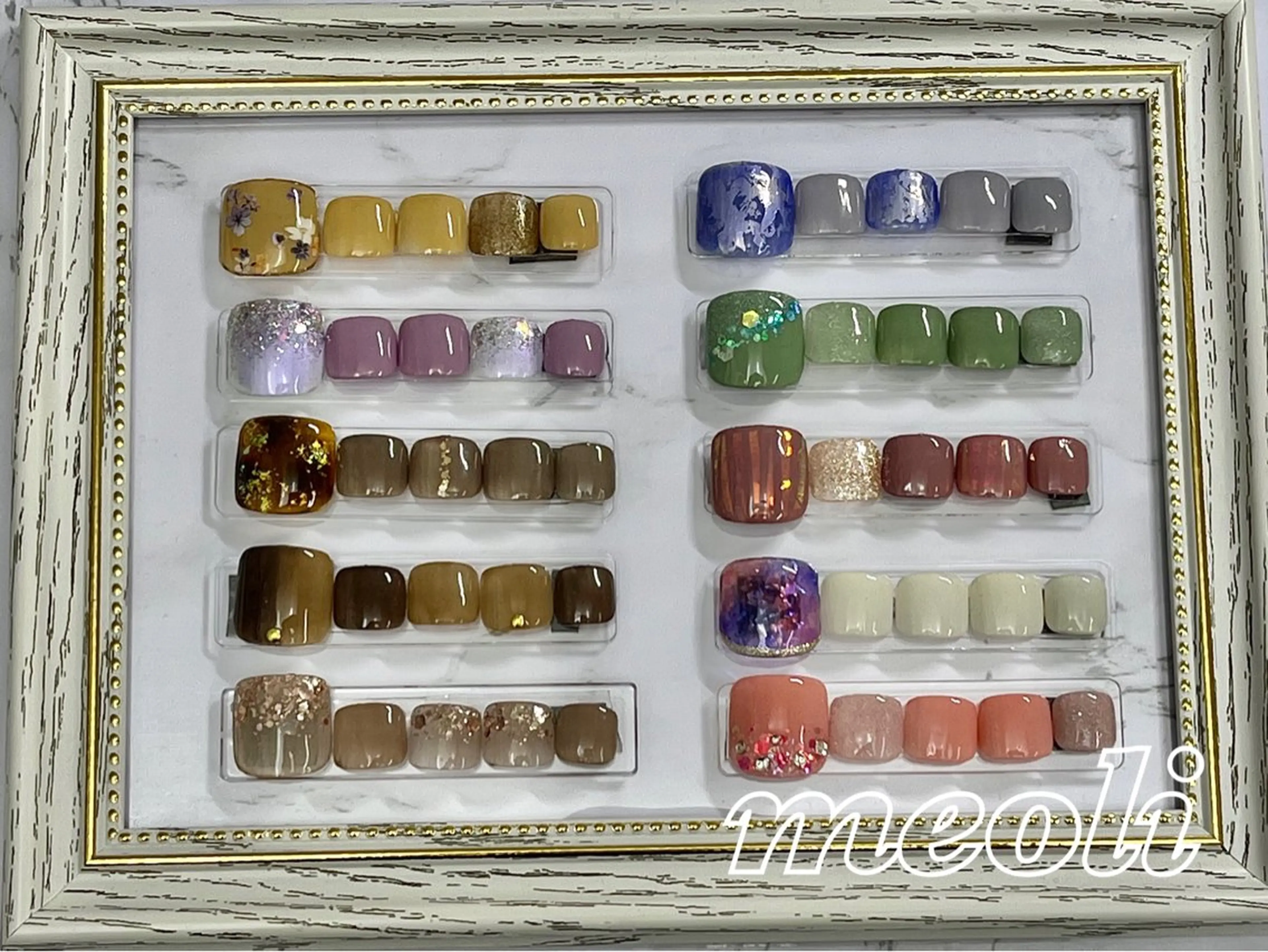ネイル フットネイル nail salon meoli アヤのネイルデザイン