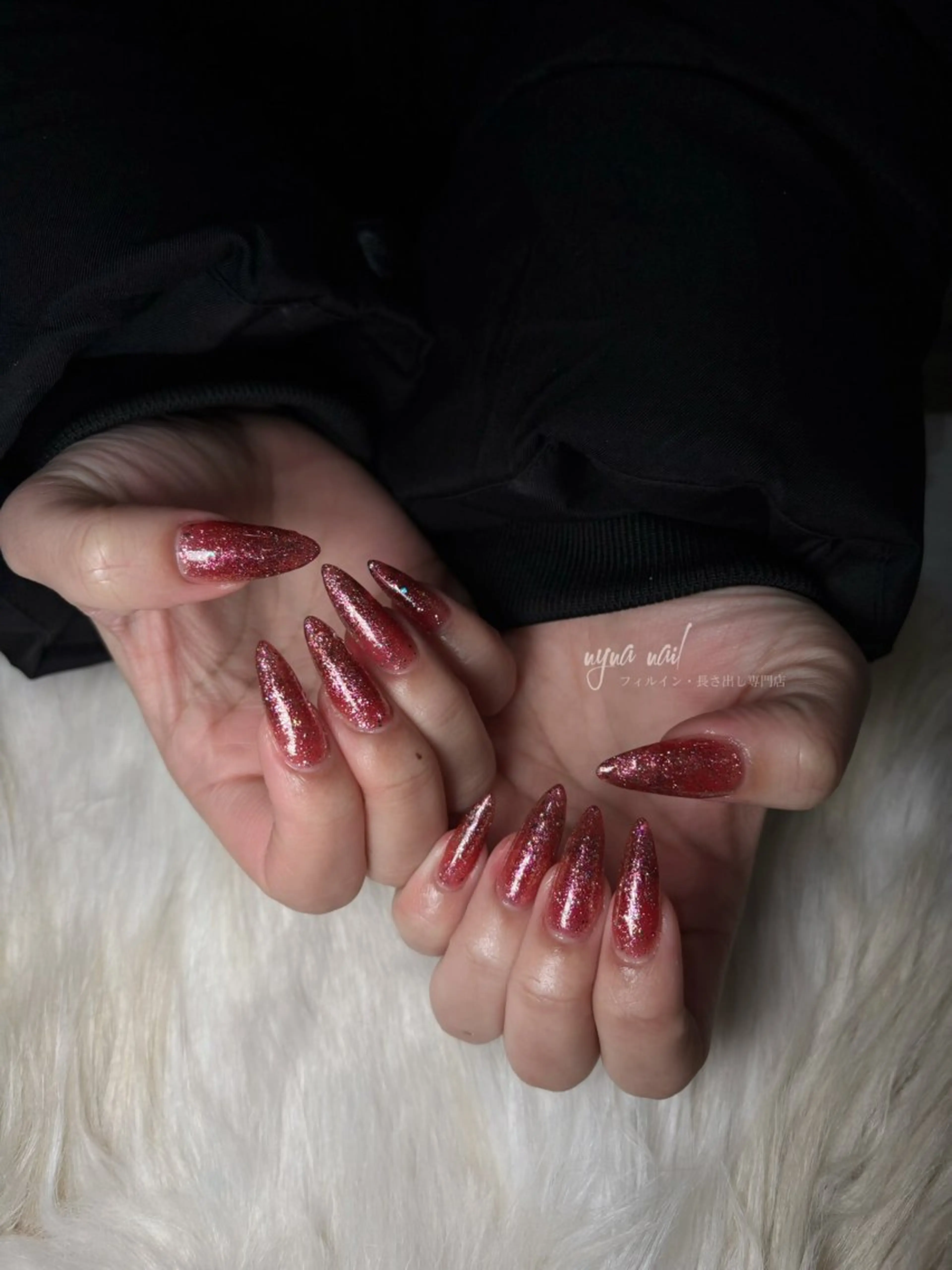 ネイル ハンドネイル 長さ出し専門 nynaのネイルデザイン