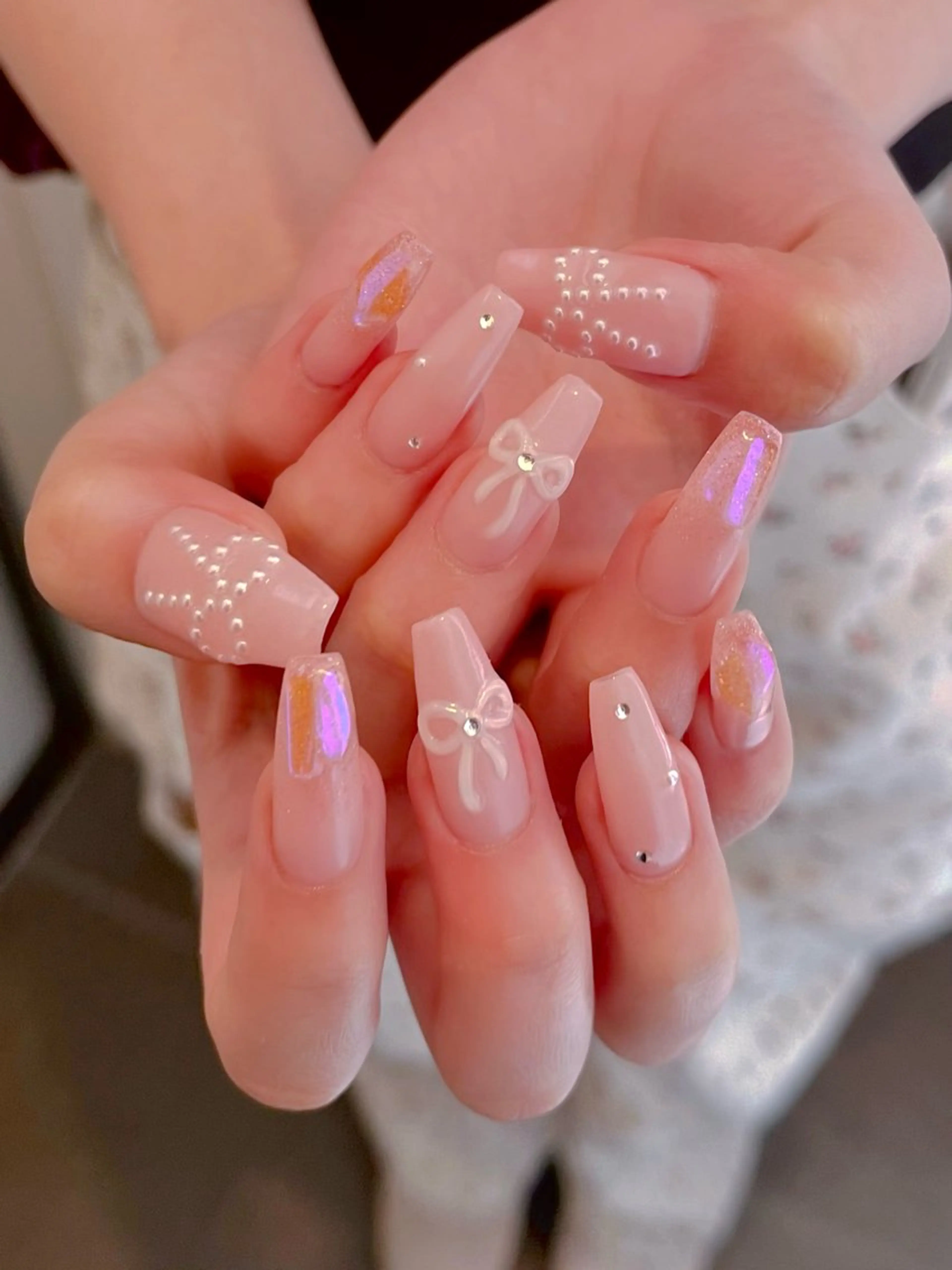 ネイル フットネイル キラキラネイル マグネットネイル ワンカラーネイル スカルプネイル nine.🦋 YUKOのネイルデザイン