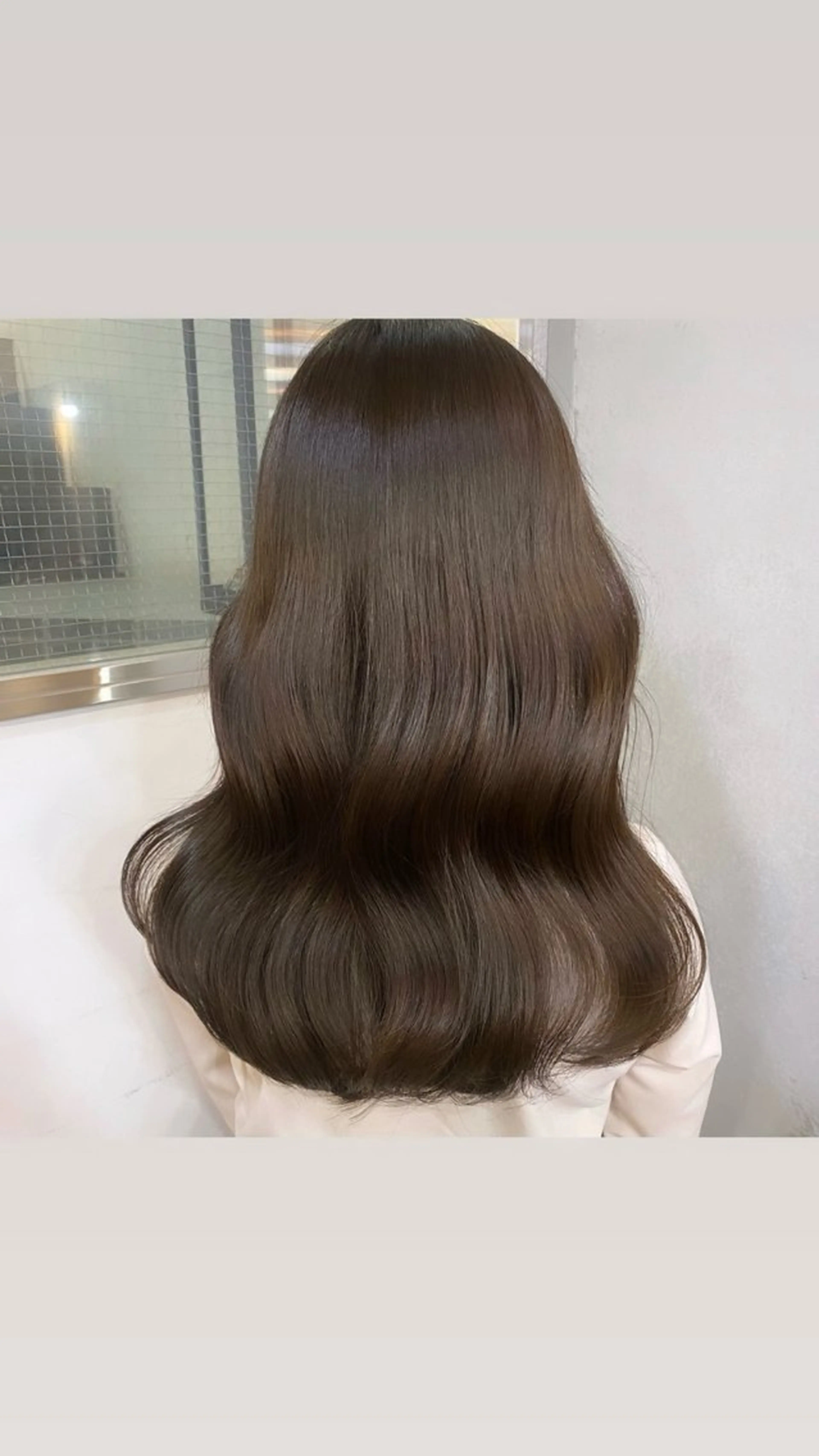 セミロング カラー アッシュ ベージュカラー 黒髪 ブルーカラー ブルーブラック カット ヘアカラー トリートメント ヘッドスパ ヘアセット 透明感/韓国風 🤍moeka🤍のヘアスタイル