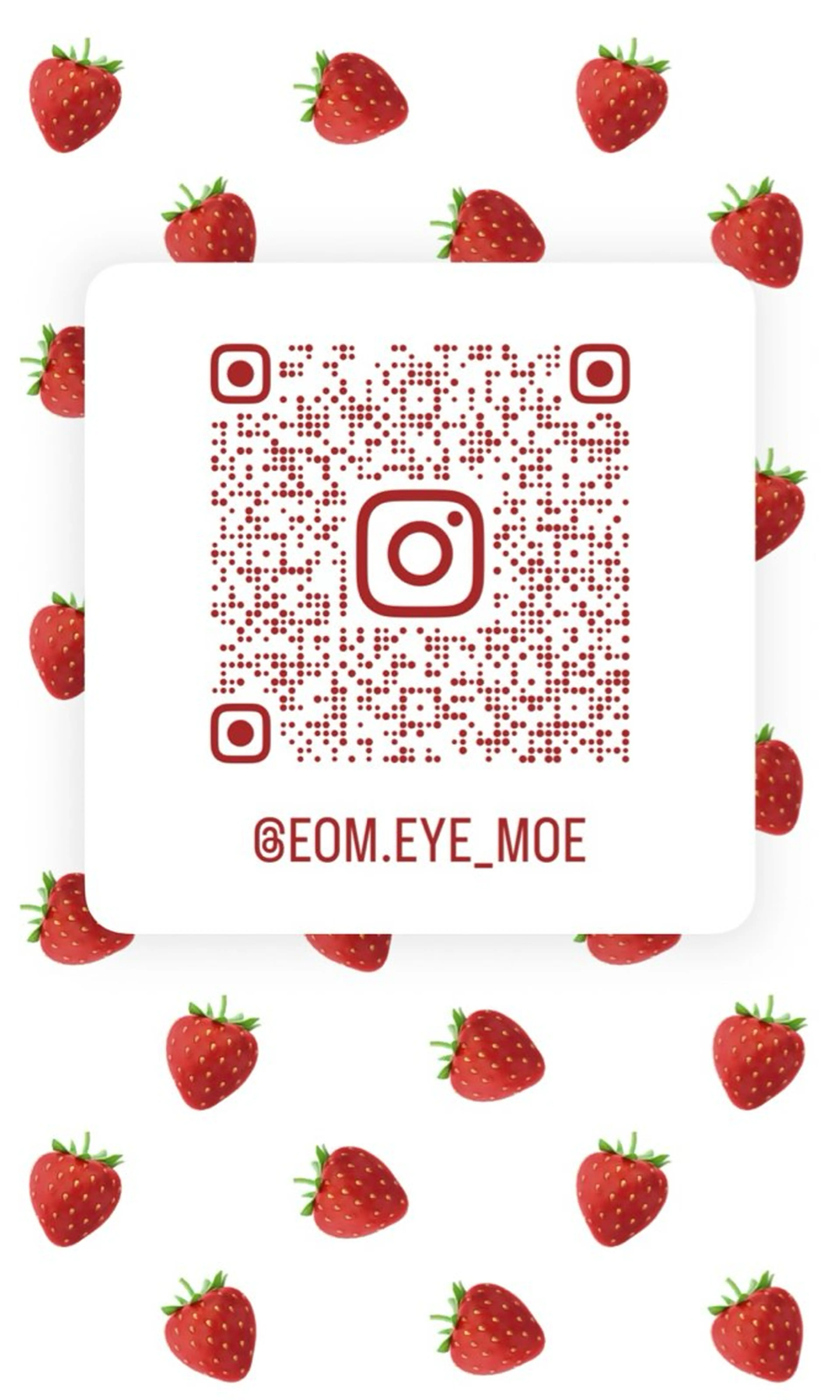 マツエク・マツパ eom eye(オムアイ)所属・eom eye 🍓MOEのマツエク・マツパデザイン