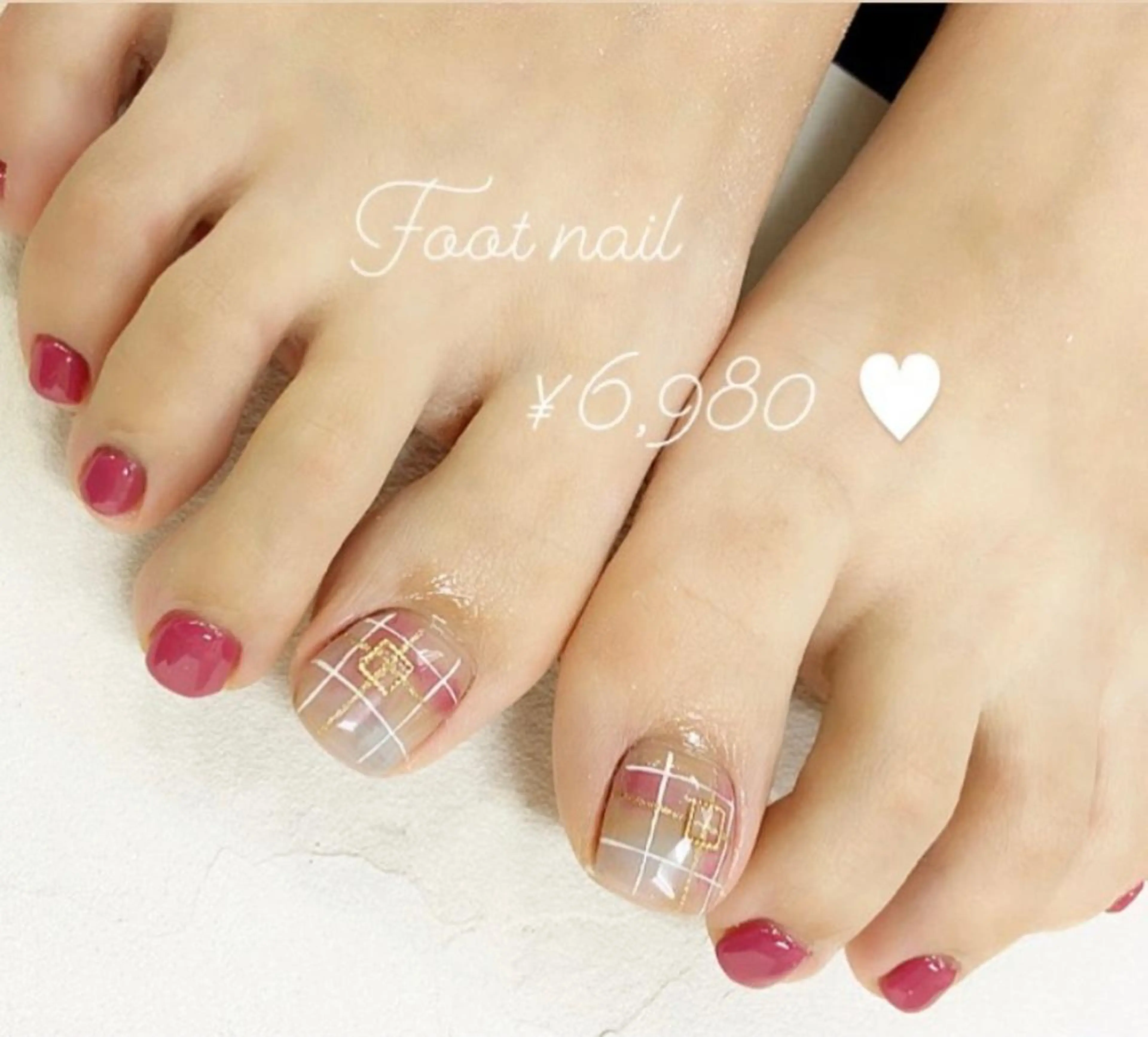 ネイル フットネイル フットネイル BIANCA Ouchidaのネイルデザイン