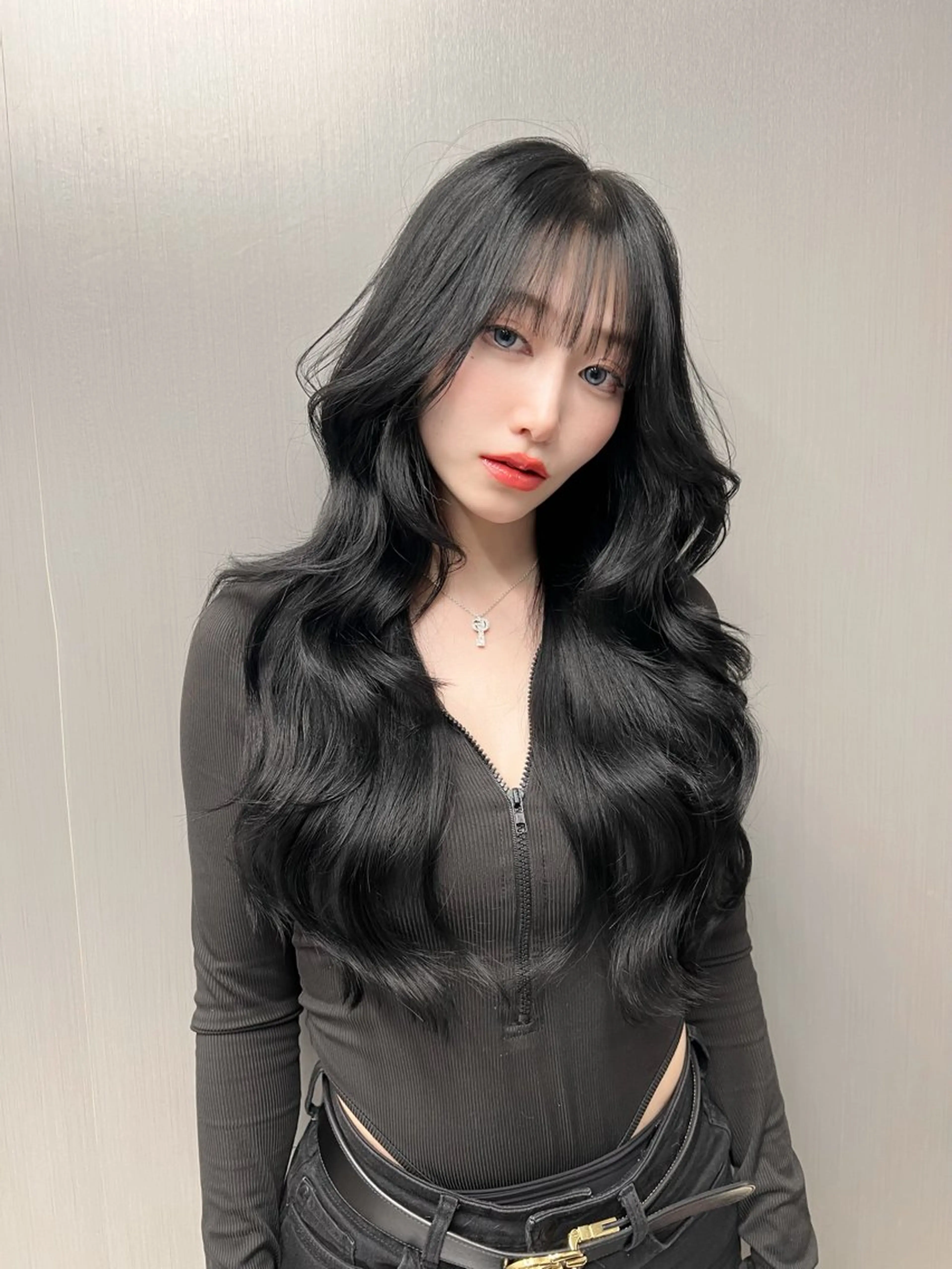 ロング カラー カット ヘアカラー トリートメント みつゆ 表参道/原宿のヘアスタイル