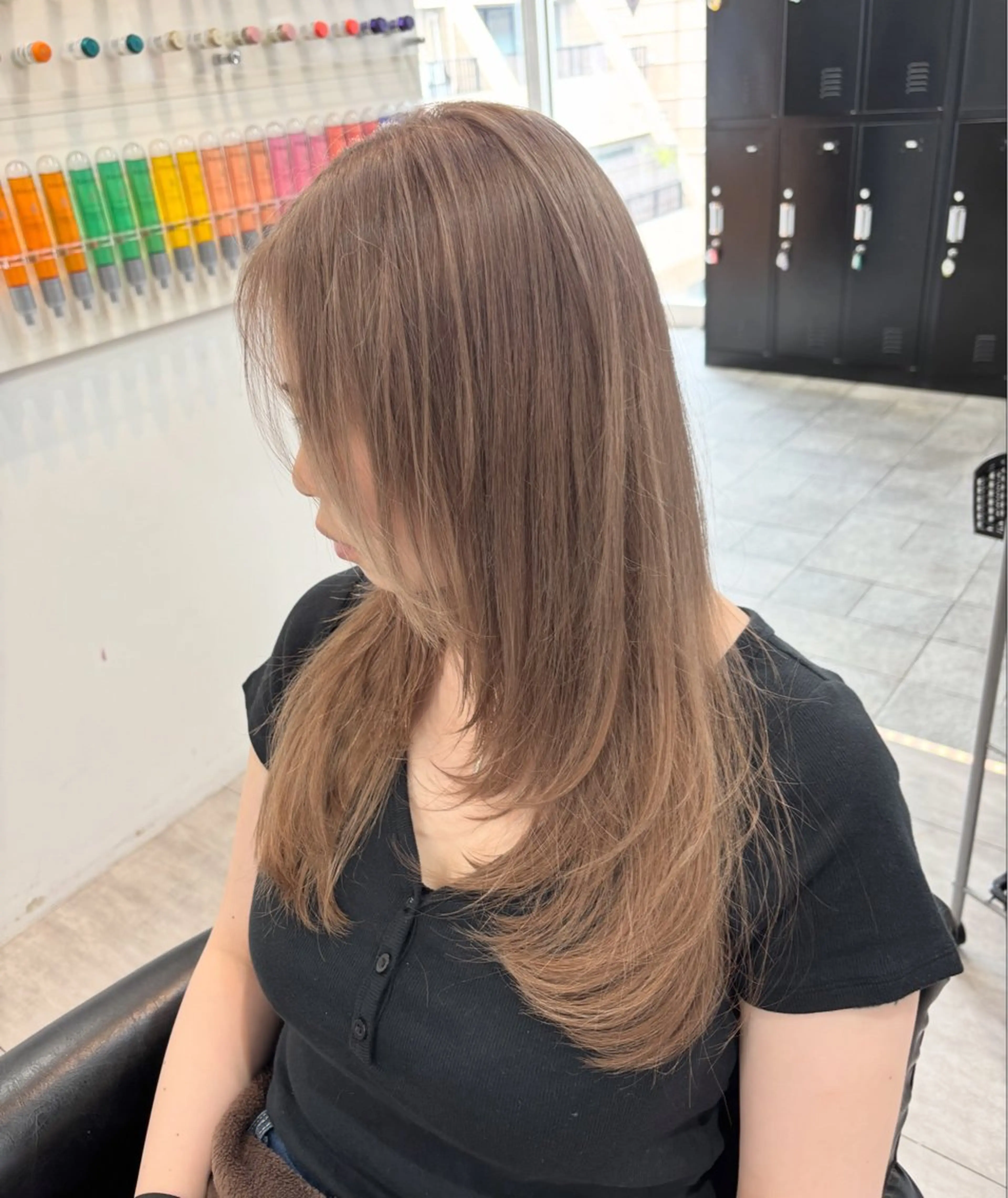 ロング レイヤーカット カット エクステ/ハイトーン レイヤーHIROのヘアスタイル