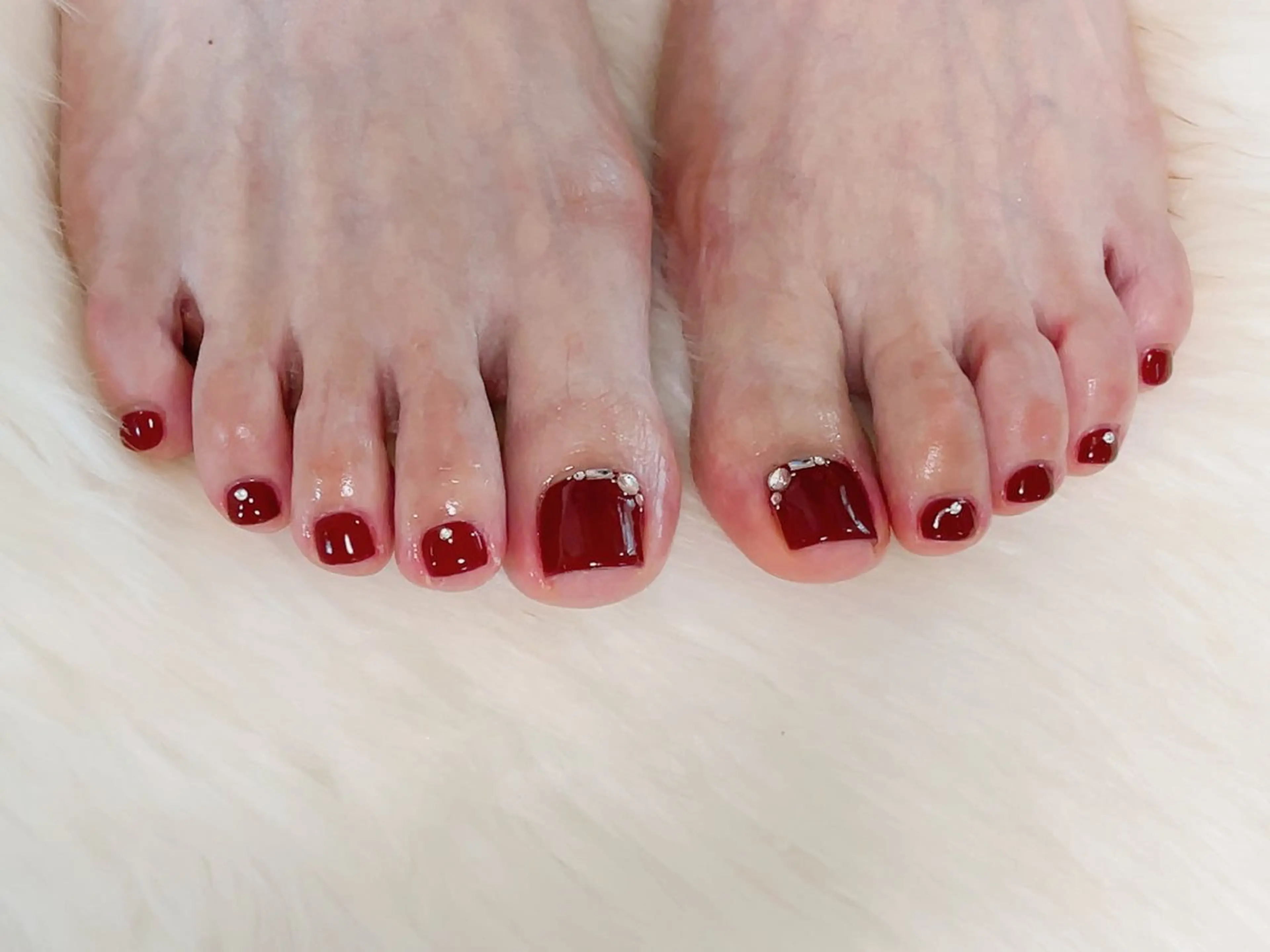 ネイル ボルドー ジェルネイル 韓国ネイル メンズネイル パラジェル kiki nail たまプラーザのネイルデザイン