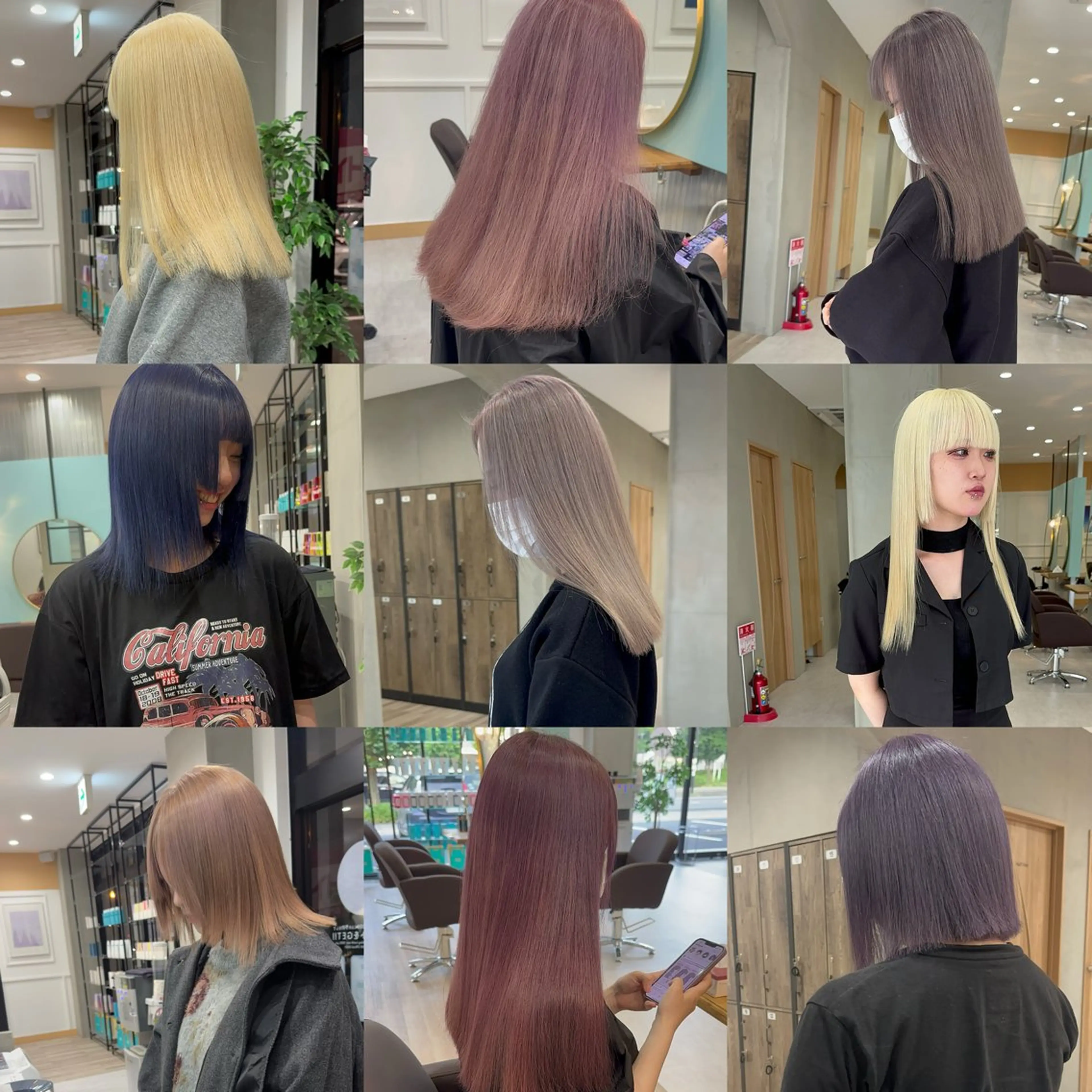 カット+ブリーチ+カラー+マスク3stepトリートメントの写真