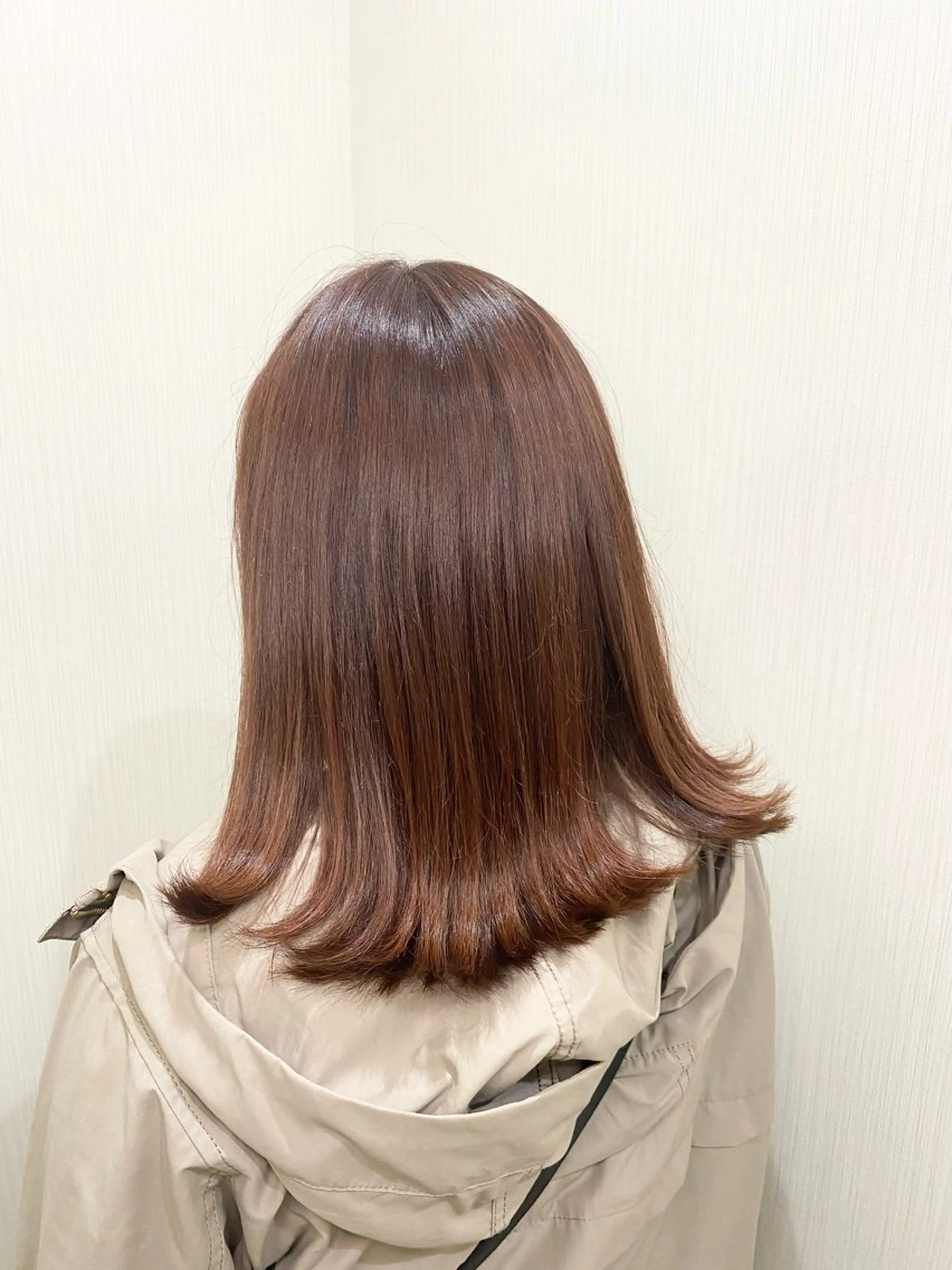 セミロング カラー ヘアカラー トリートメント naitre 🌼SHIORI🌼のマツエク・マツパデザイン