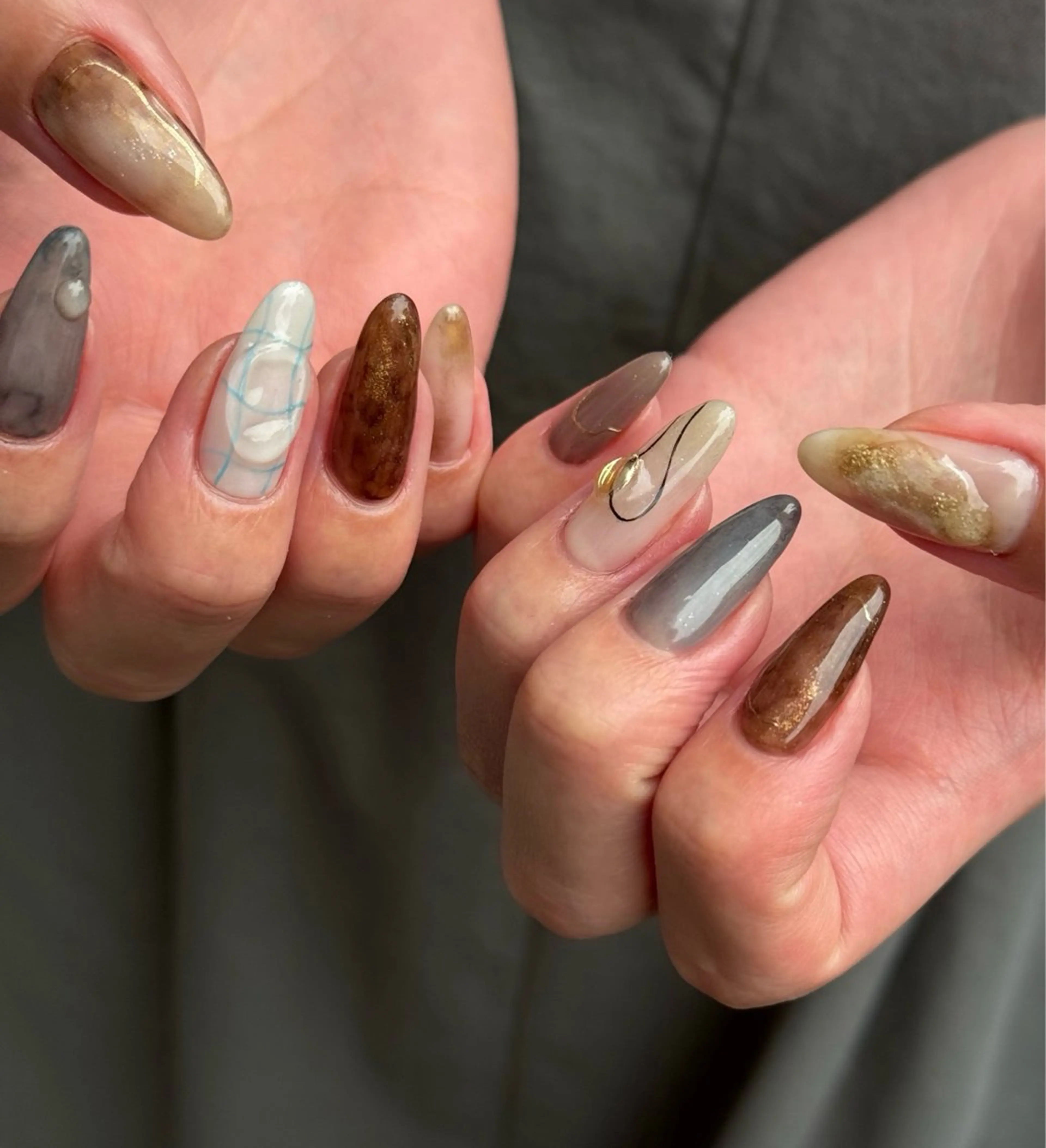 ネイル ニュアンスネイル ハンドネイル Blé nailのネイルデザイン