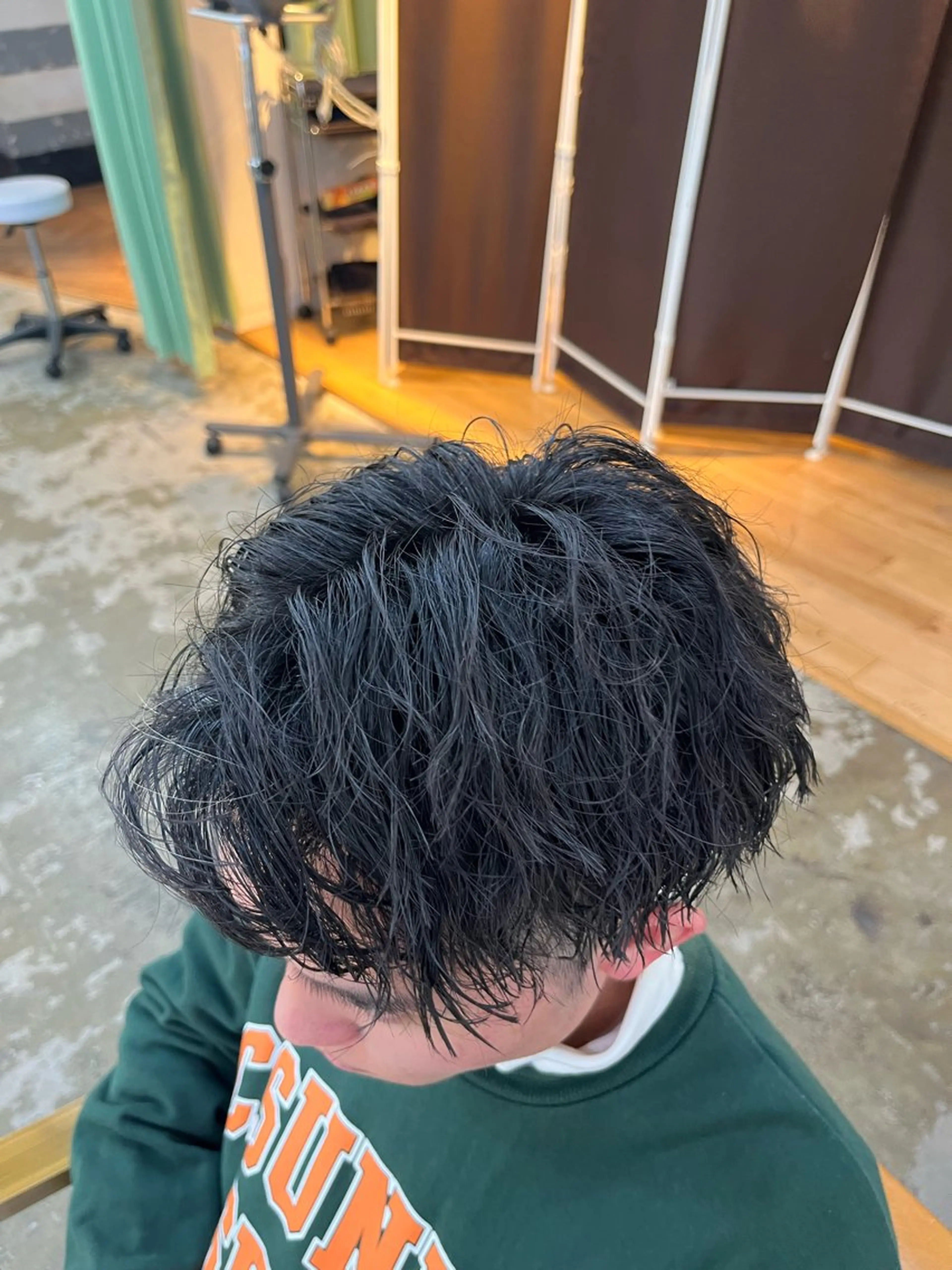 パーマ メンズ メンズハイライト メンズパーマ スペインカール スパイキーショート メンズツイストパーマ カット パーマ 💇メンズパーマ💇 木村賢司のヘアスタイル