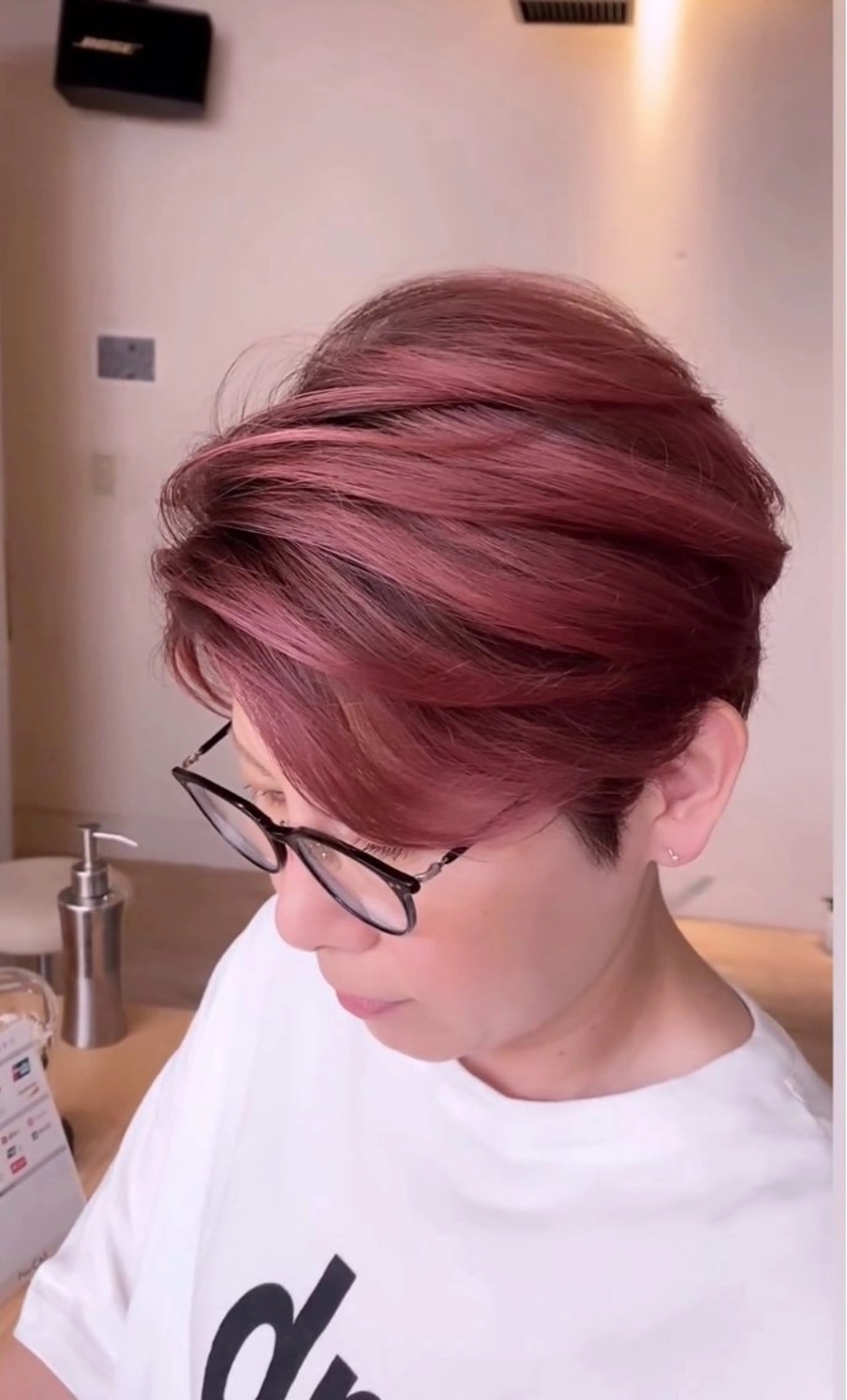 ショート カラー 高難易度縮毛矯正　春日井　Soea(ソイア)所属・多久間 喬介のヘアスタイル