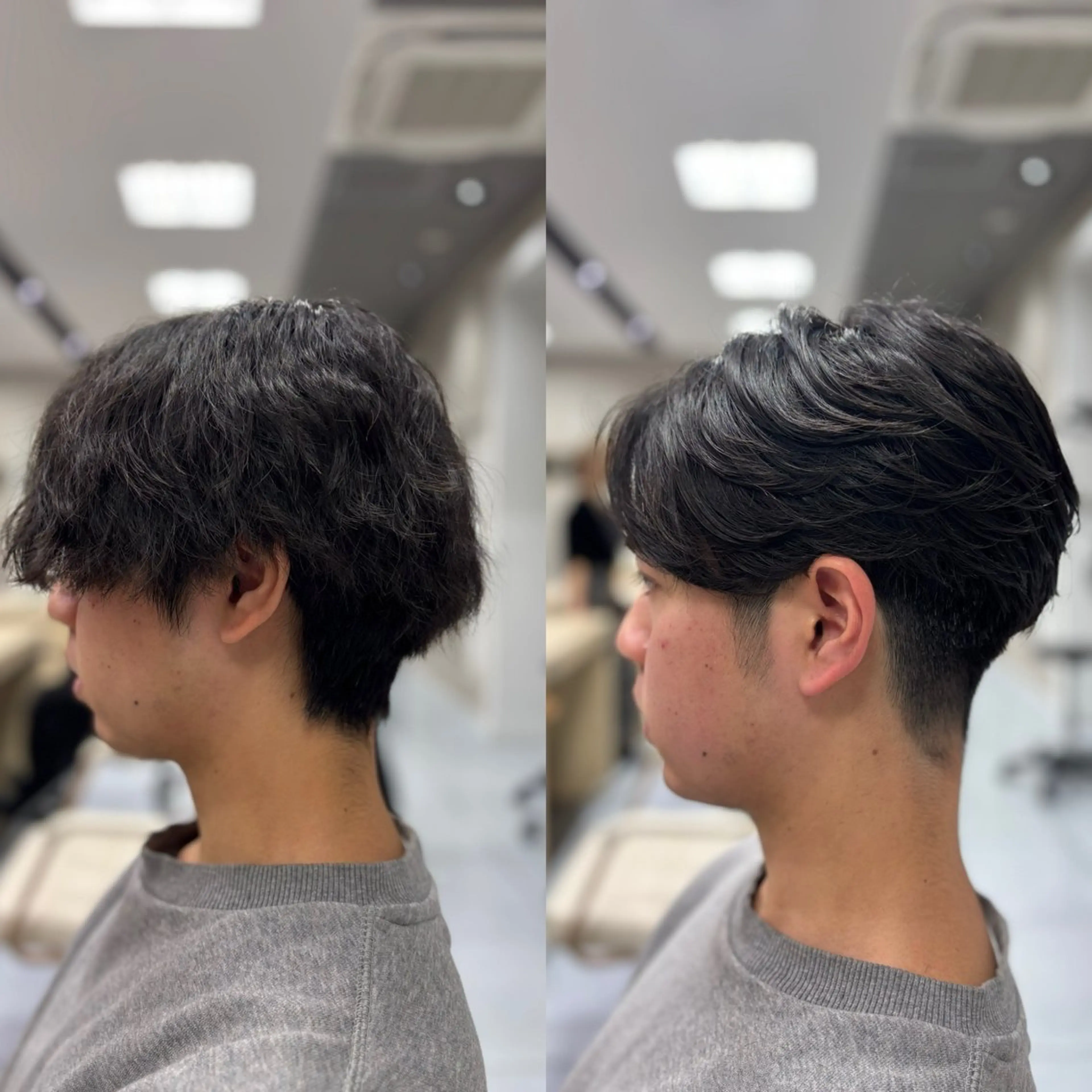 ショート パーマ メンズ カット パーマ メンズ特化韓国風 パーマスタイル/りんのヘアスタイル