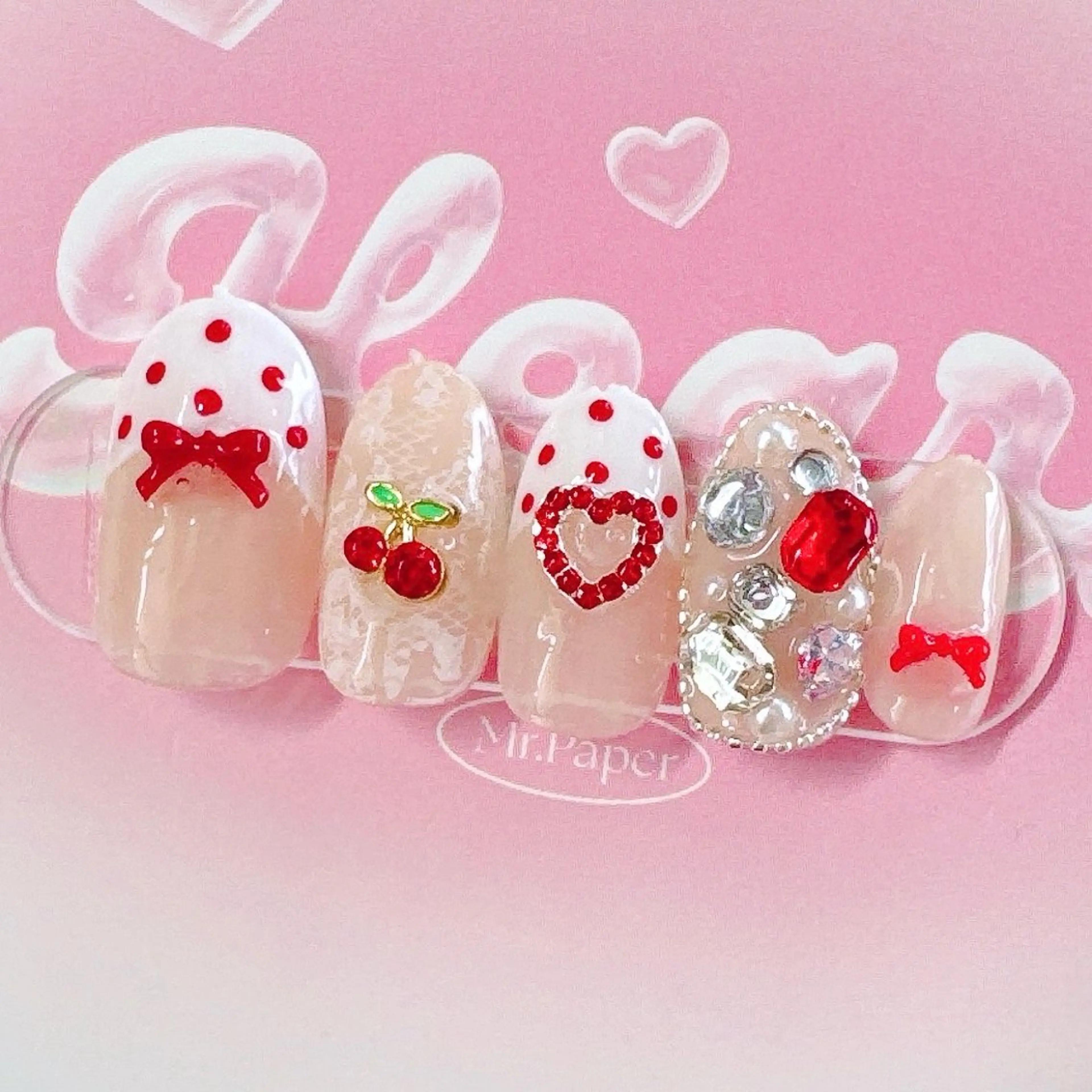 ネイル ハンドネイル MignonReve ♡EIMI🌈のネイルデザイン