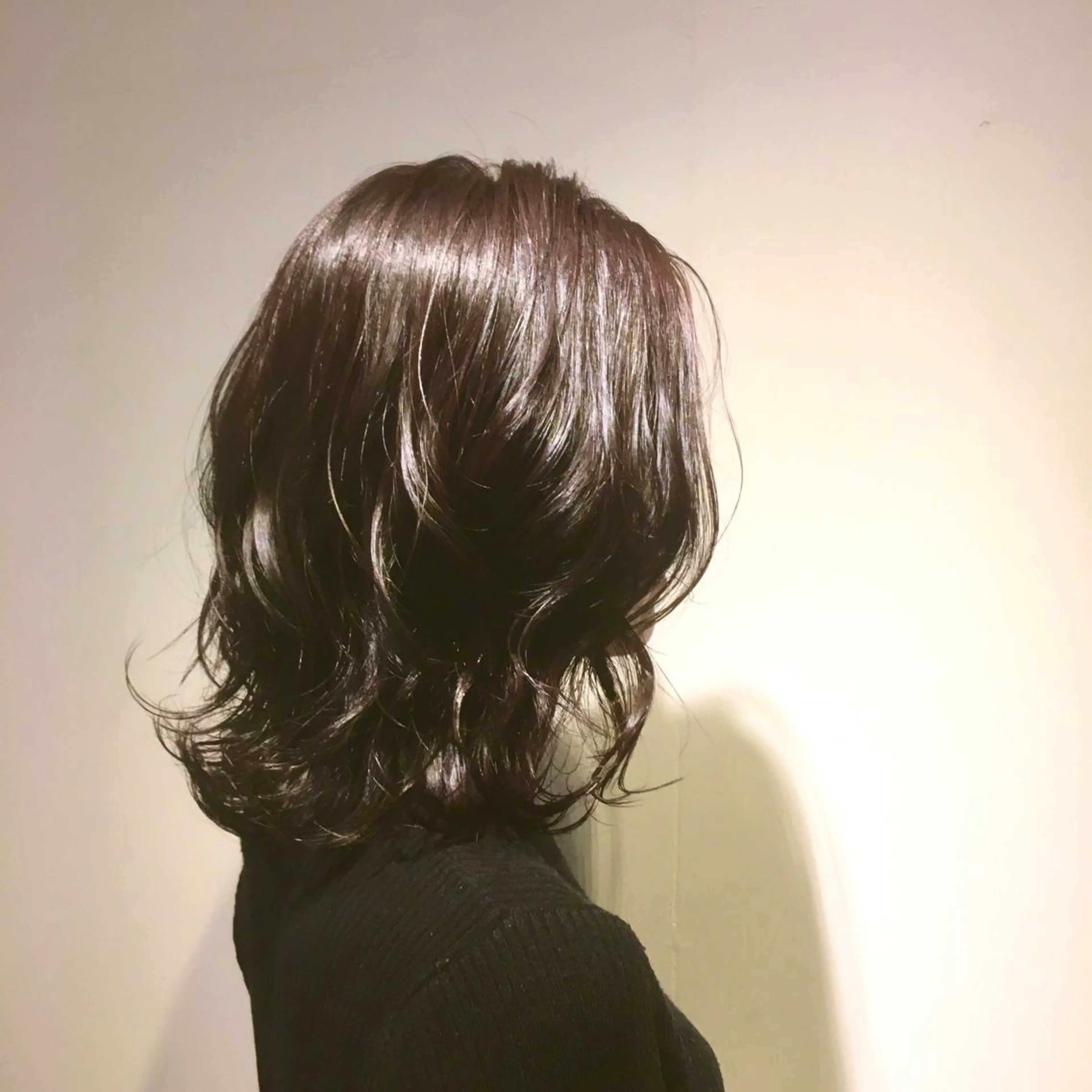 セミロング カラー カット ヘアカラー トリートメント しのはら まどかのヘアスタイル