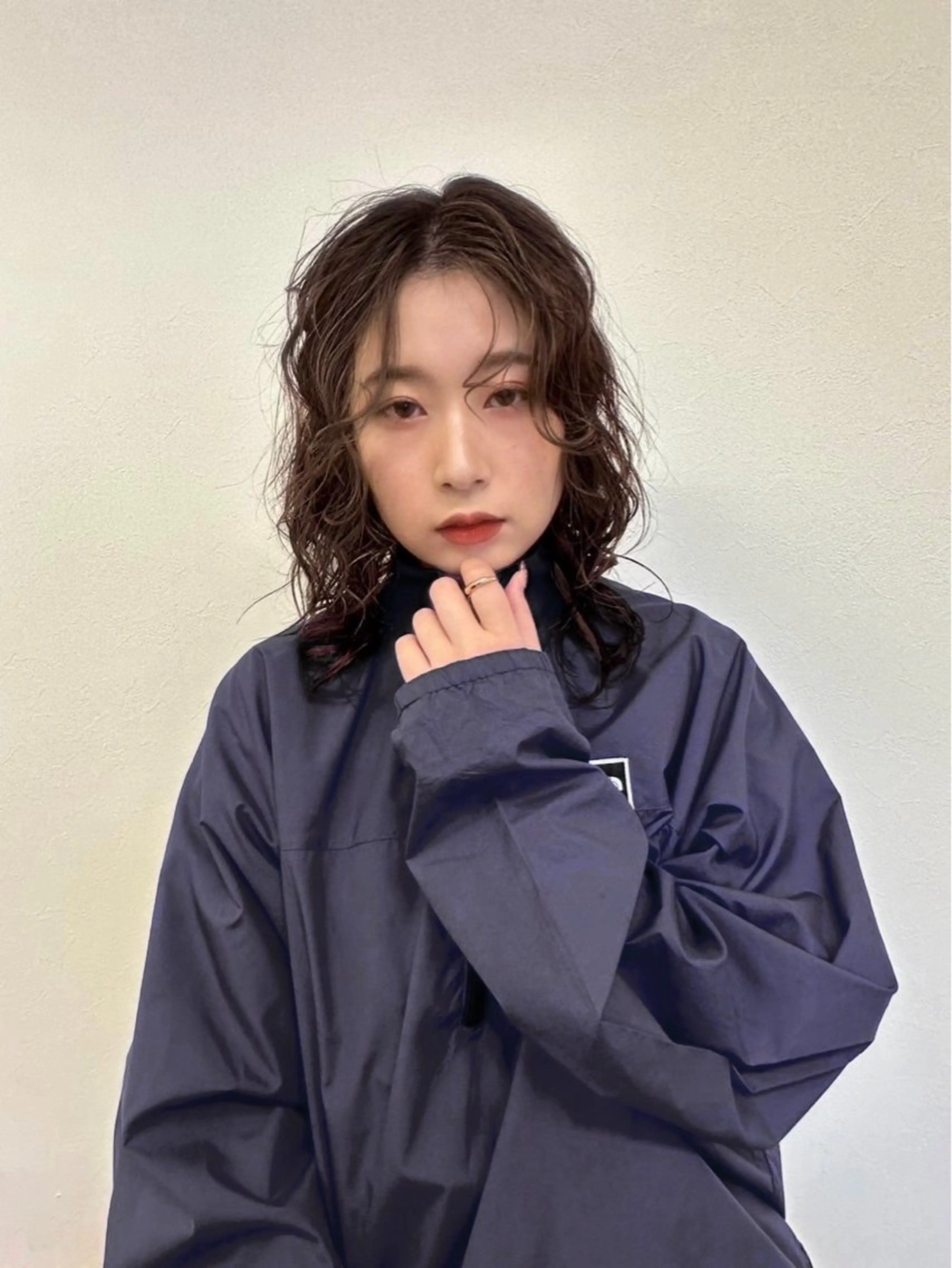 ミディアム 松井 雅のヘアスタイル