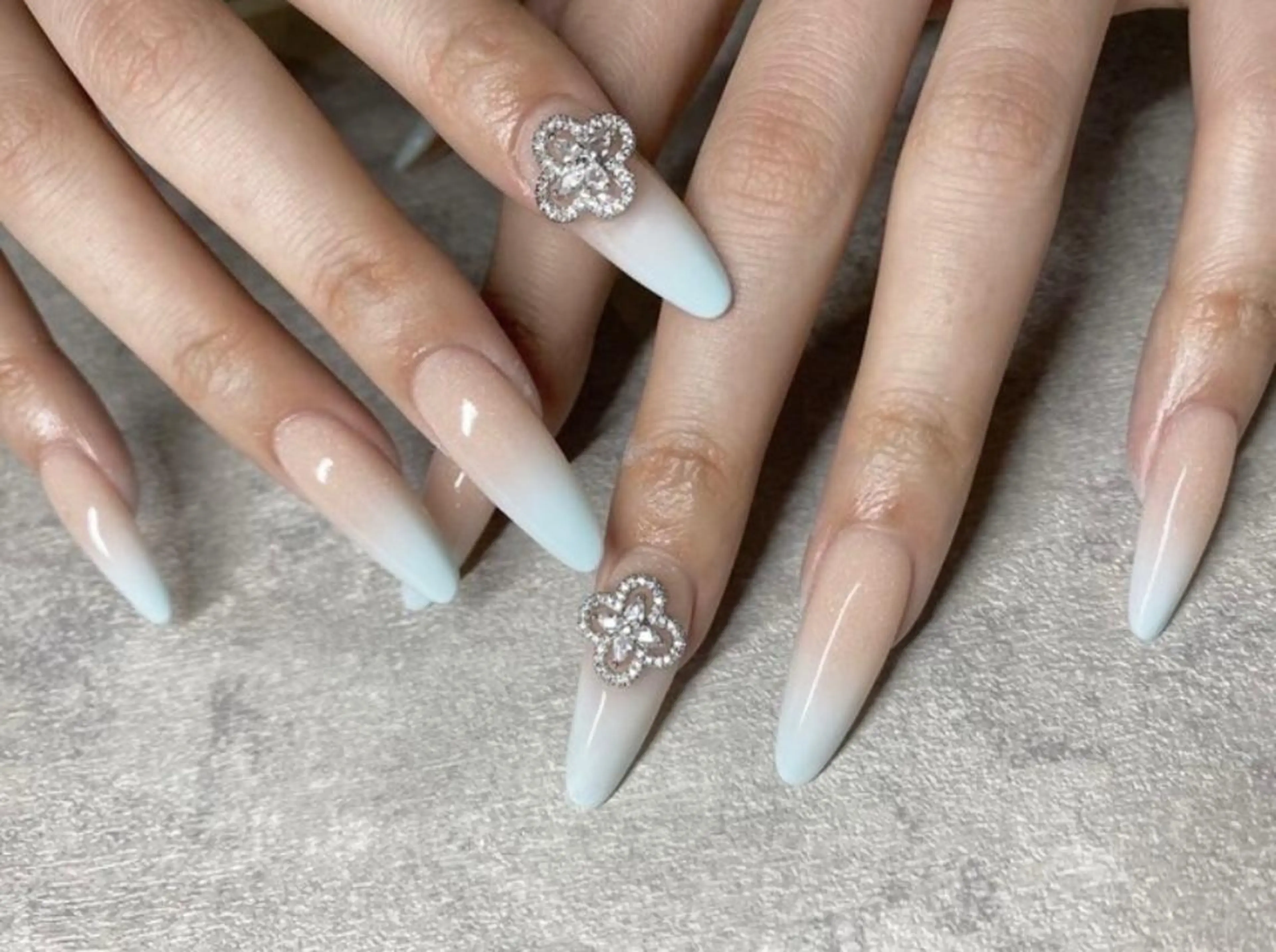 🖤スカルプ　2本アートの写真