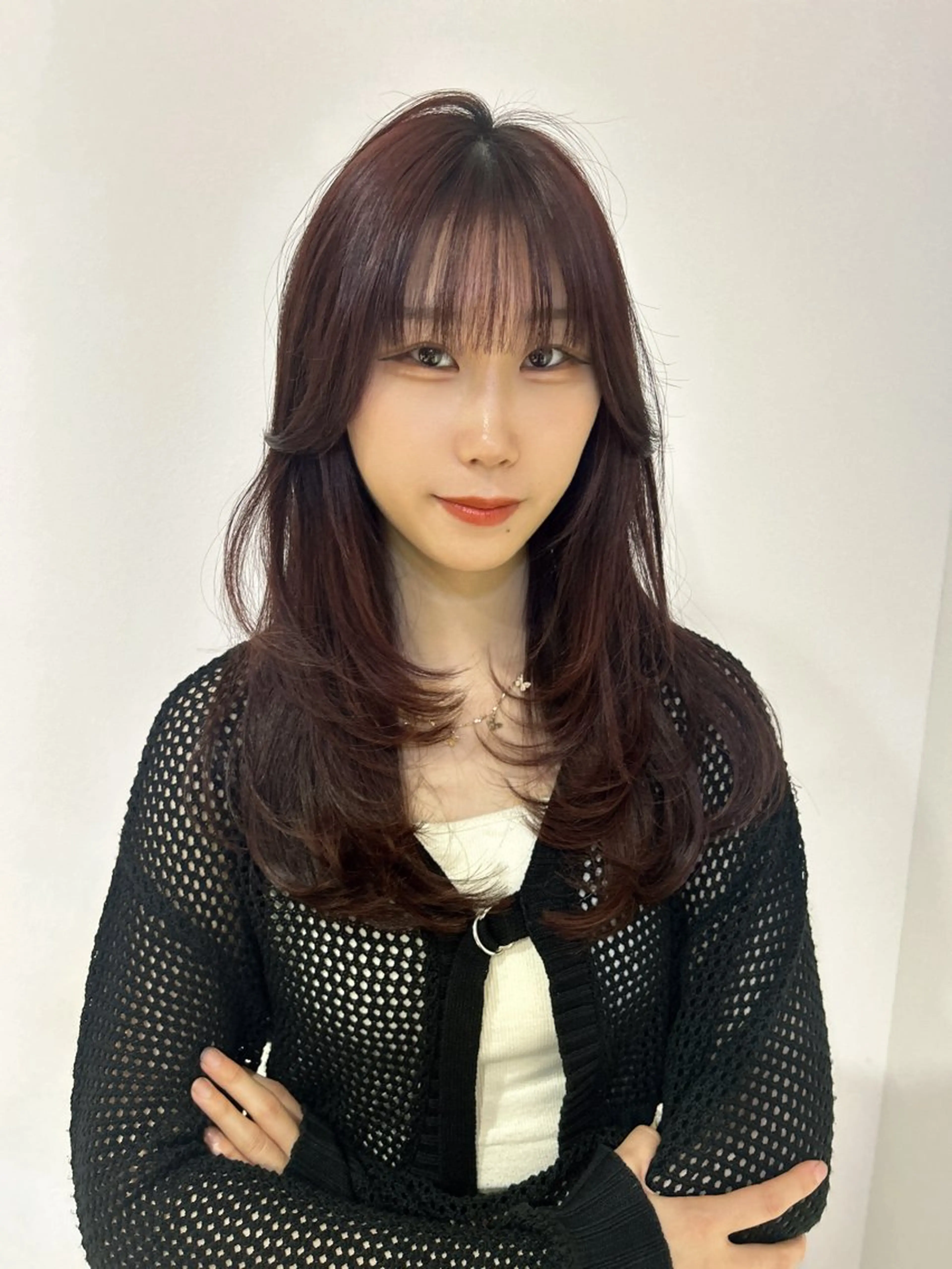 ロング レイヤーカット 髪質改善大阪/ 酸性縮毛矯正/ゆうとのヘアスタイル