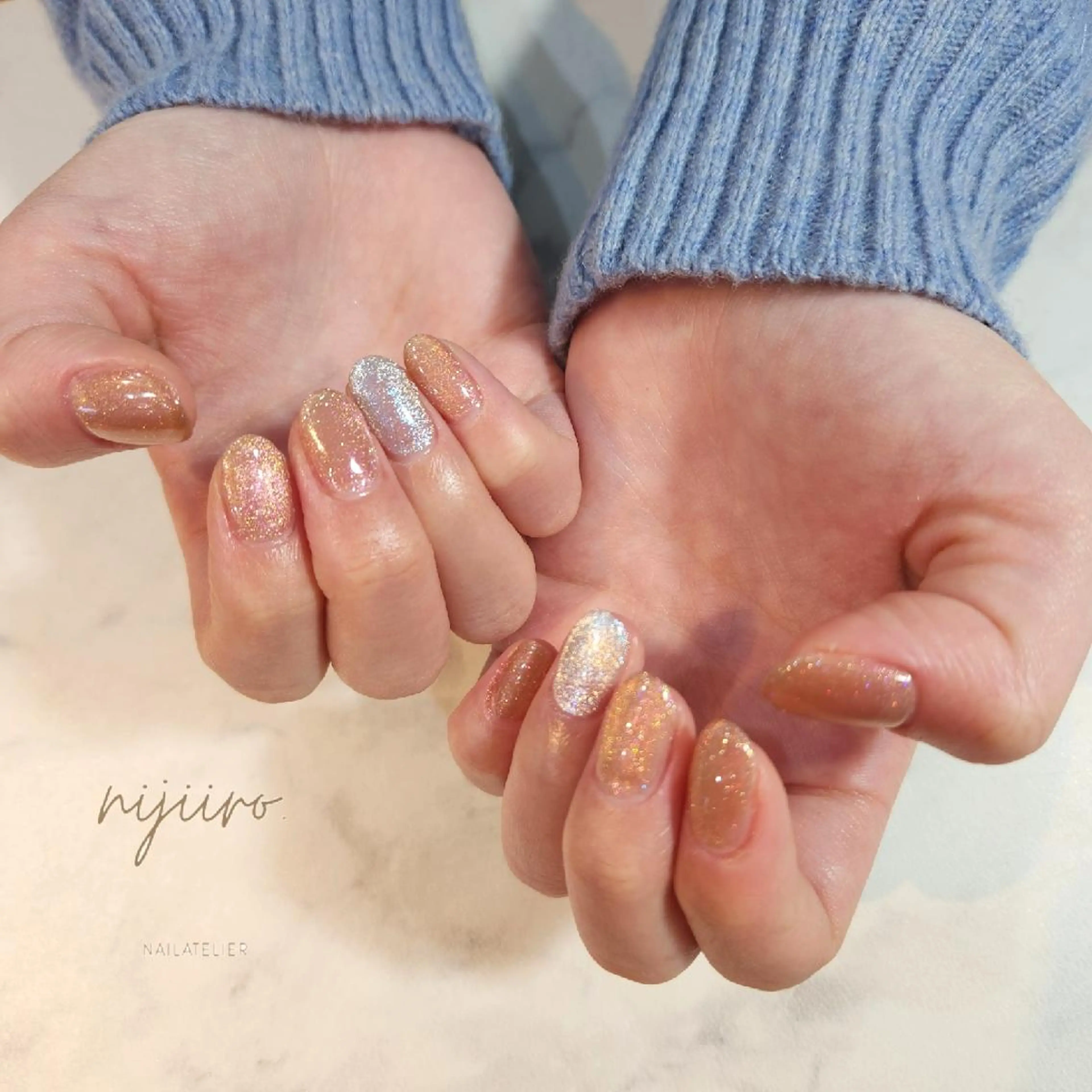 ネイル ハンドネイル nailatelier nijiiro.所属・nijiiro🌈 サトウのネイルデザイン