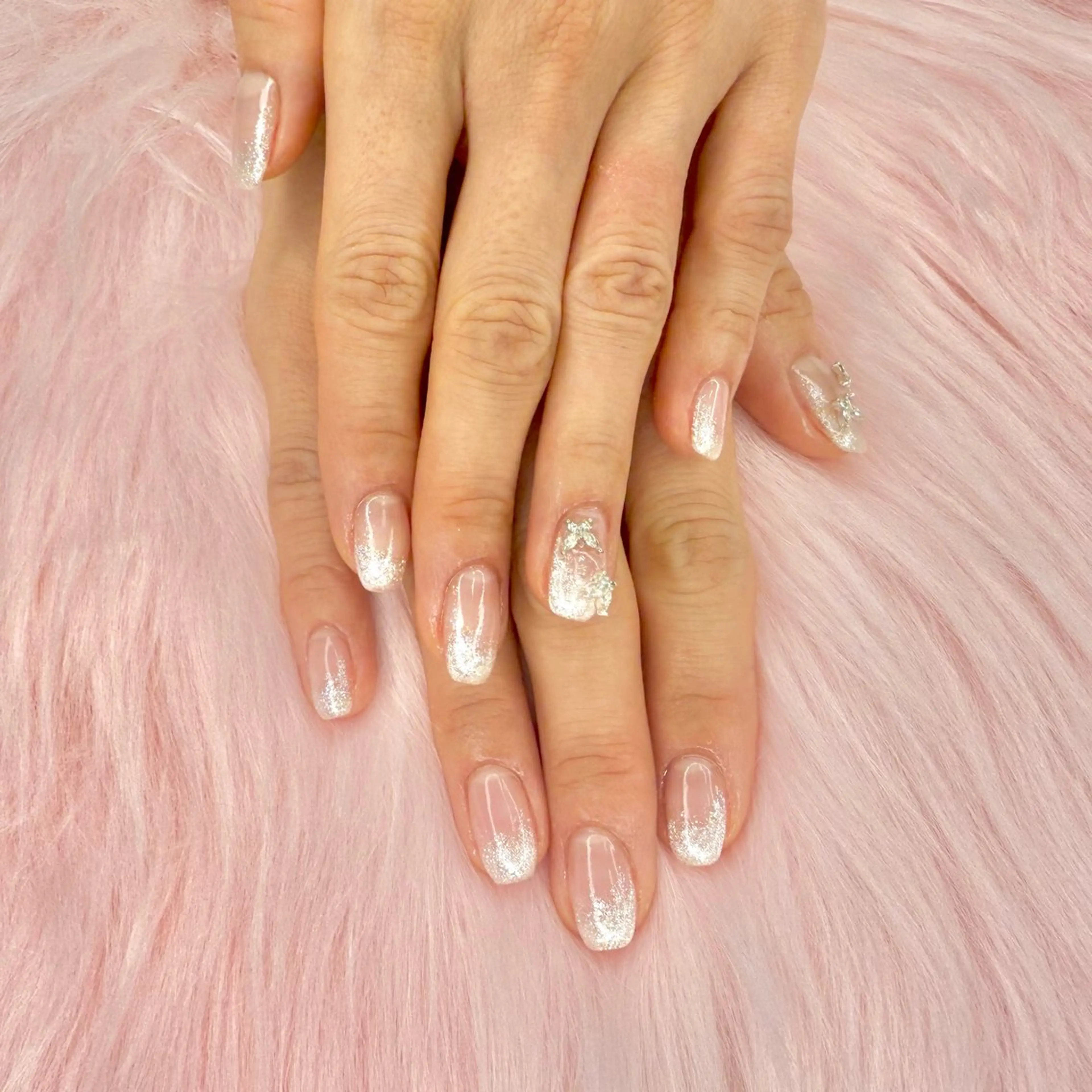 ネイル グラデーション ラメ(グリッター) ラメグラデーション セプトアカデミー てらもとのネイルデザイン