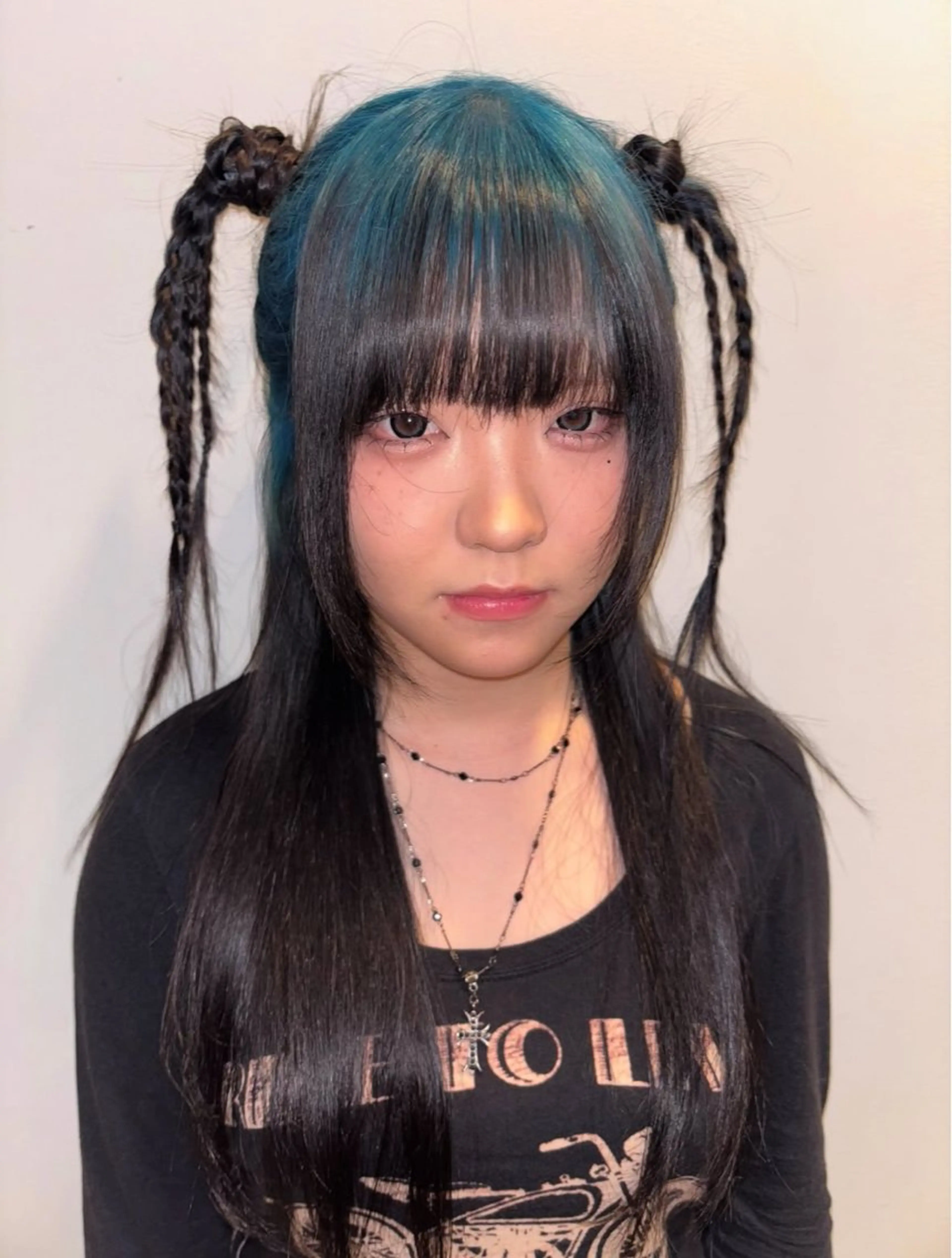 セミロング ヘアカラー 吉留愛加/ 似合わせ/心斎橋のヘアスタイル