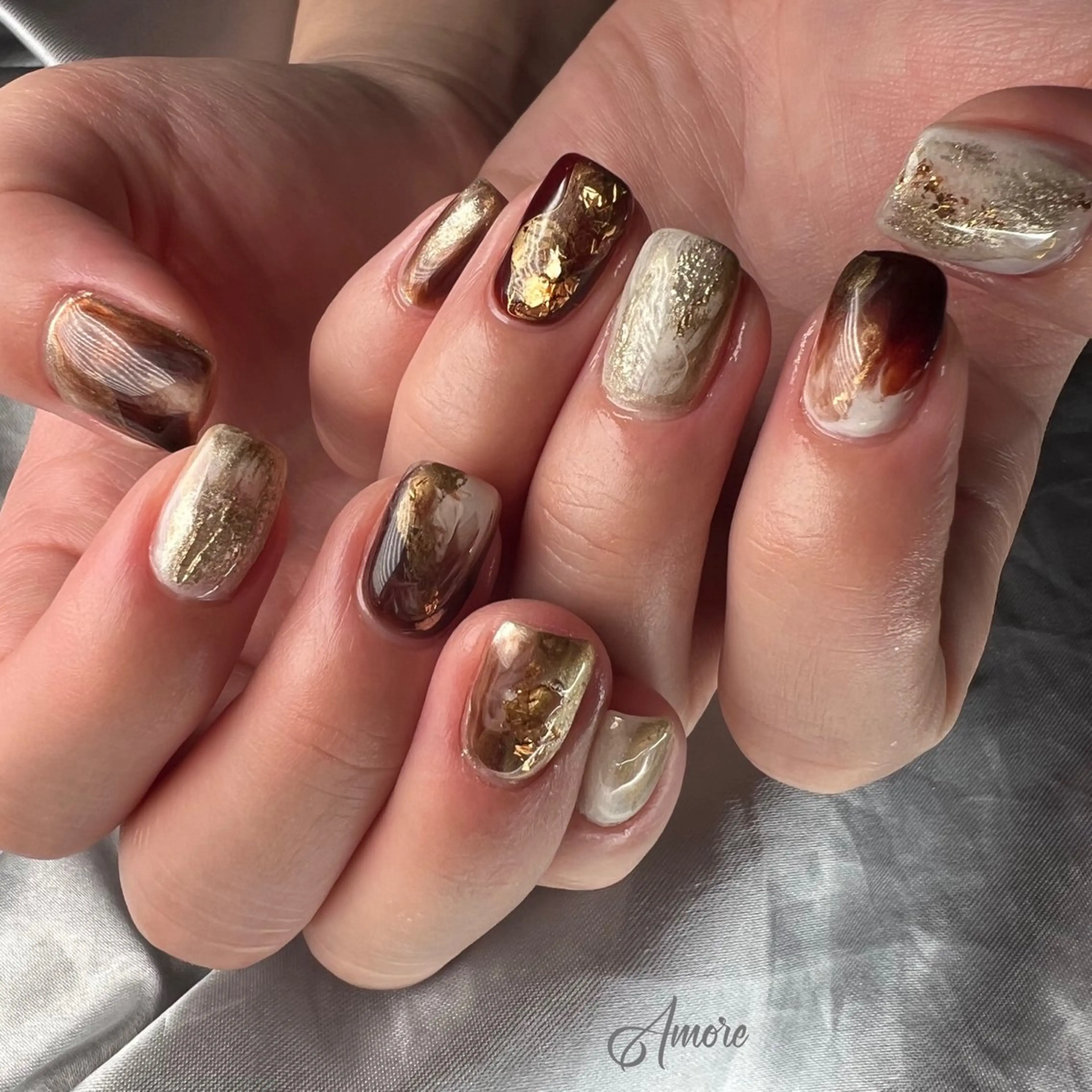 ネイル ジェルネイル 韓国ネイル パラジェル You kyehwaのネイルデザイン