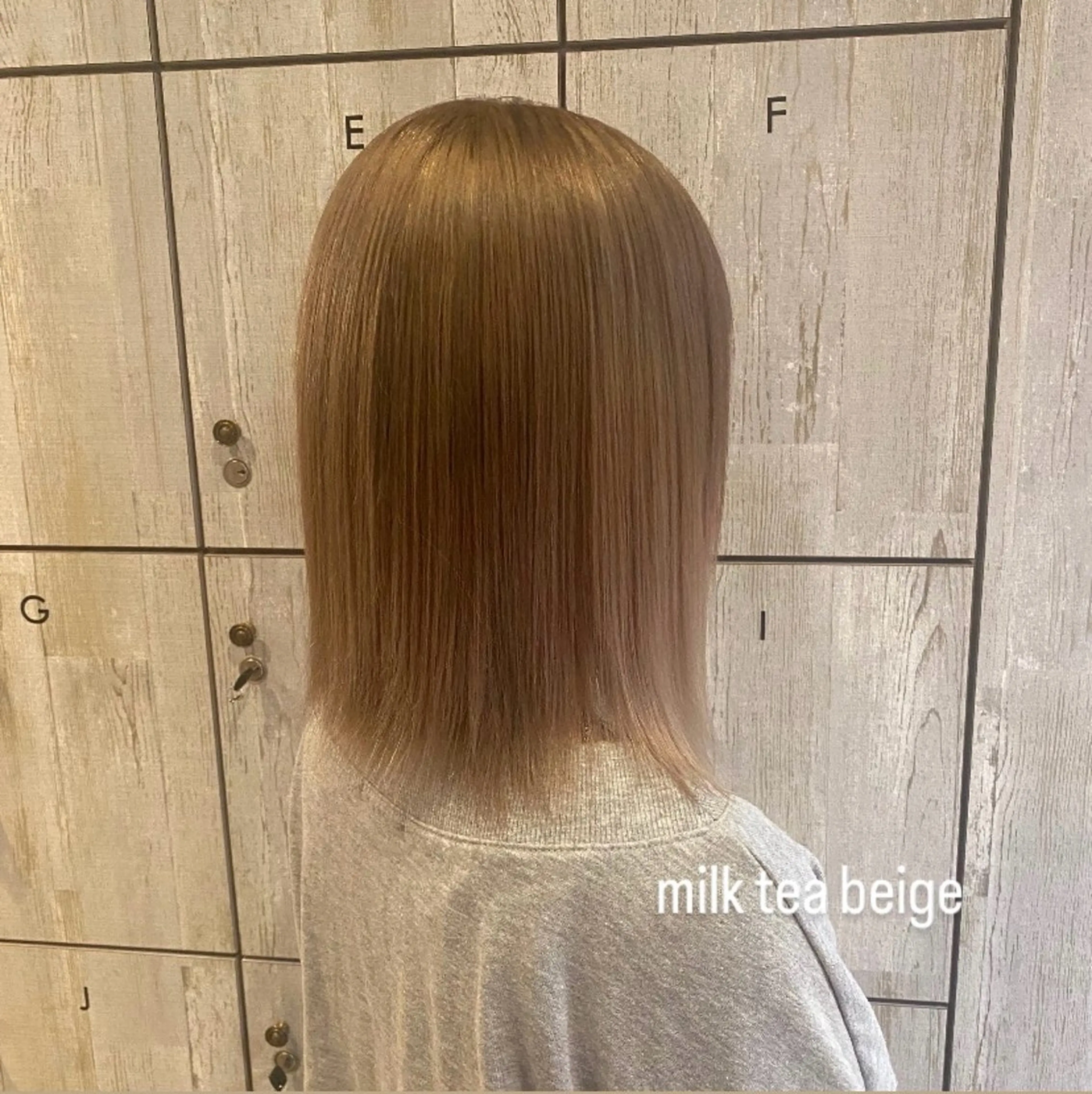 ミディアム カラー カット ヘアカラー トリートメント あいさ🤍ムラ無しカ ラー🤍のヘアスタイル