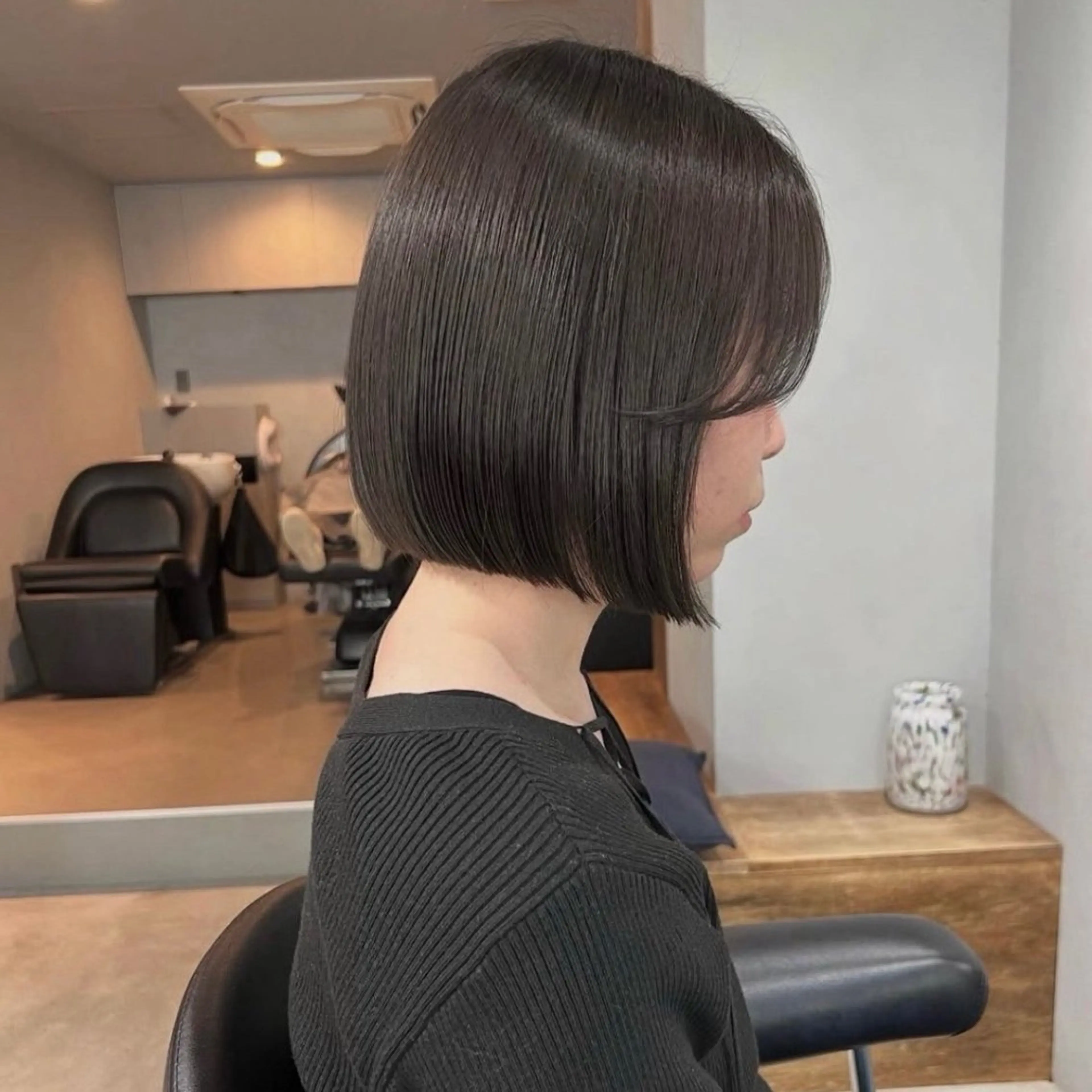 ショート ボブ トリートメント ウェーブパーマ/ レイヤー/齋藤大貴のヘアスタイル