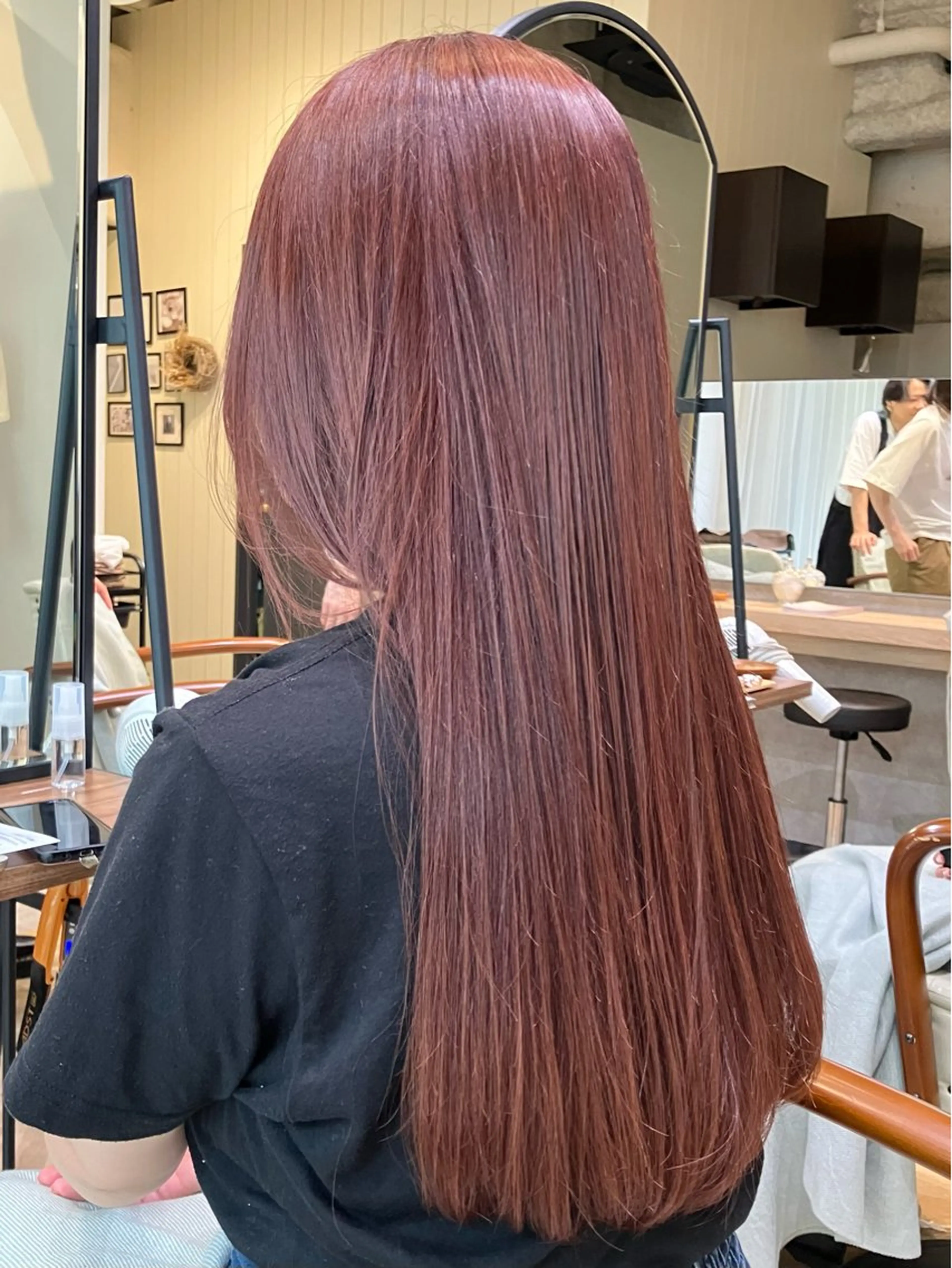 ロング 及川まき 　オリーブ グレージュカラー♪のヘアスタイル