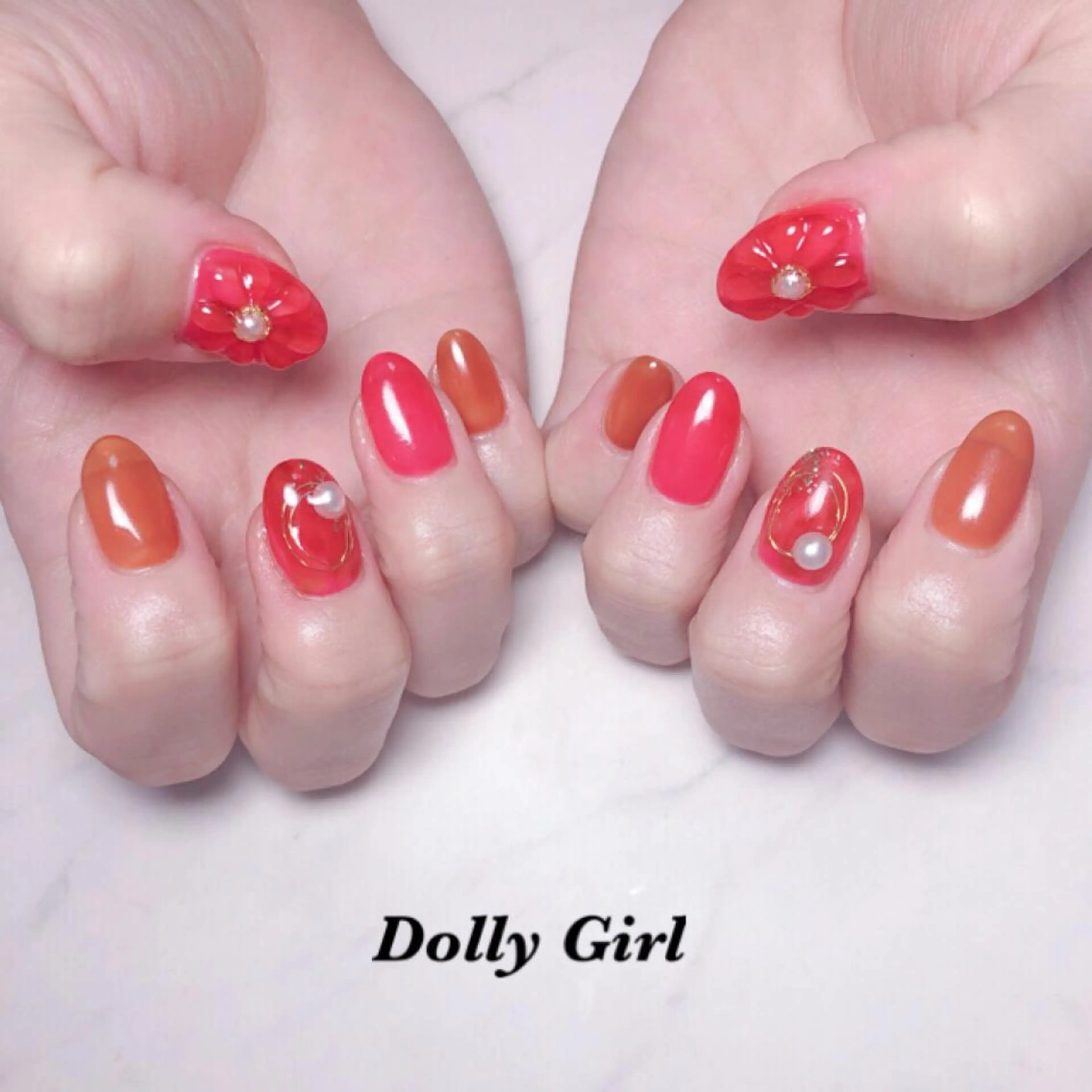 ネイル 個室ネイルサロンDolly  Girl〜ドーリーガール〜所属・DollyGirl KYOKOのネイルデザイン