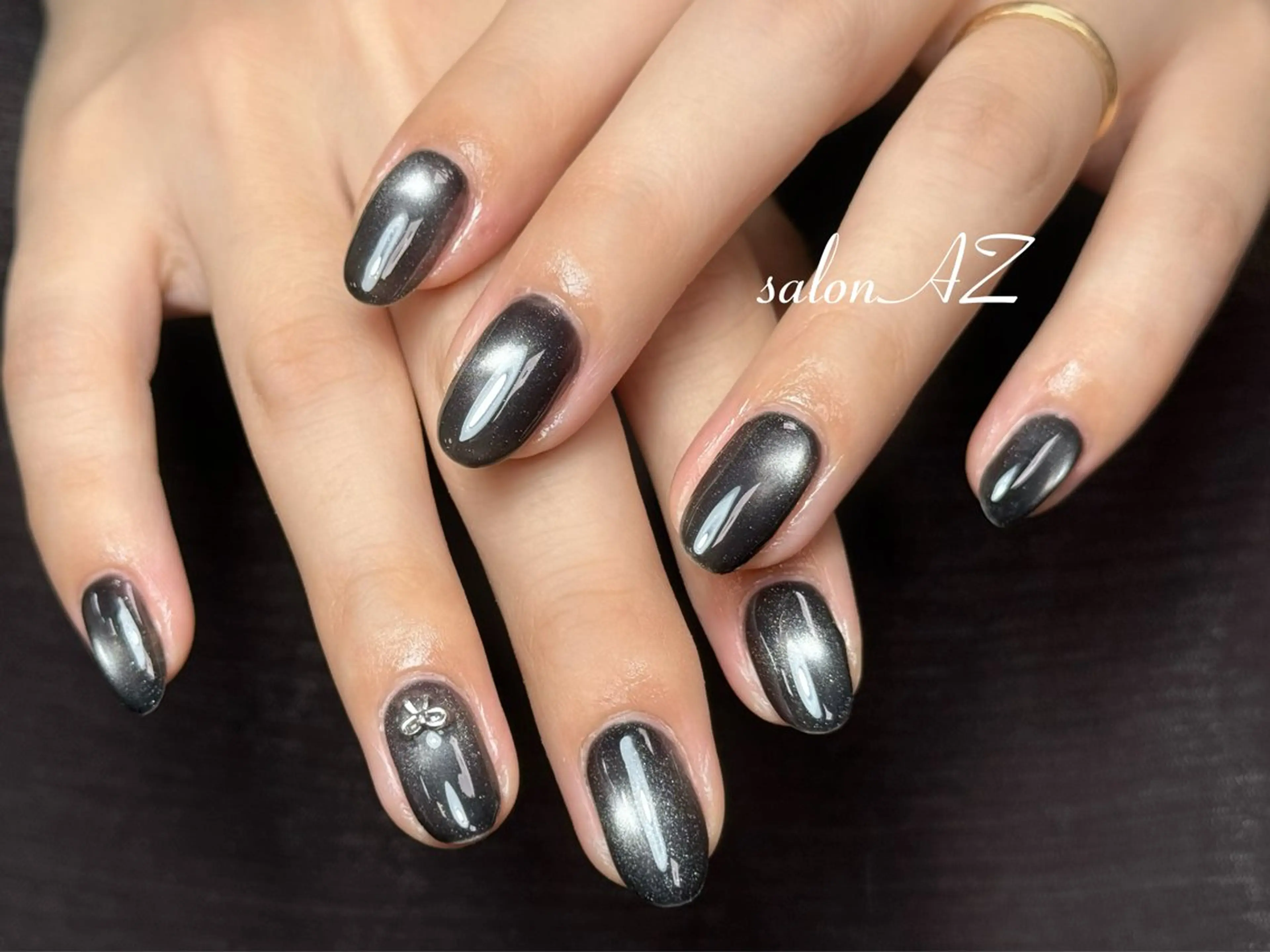 ネイル アートネイル フットネイル フレンチネイル マグネットネイル 持ち込み ハンドネイル salon AZのネイルデザイン