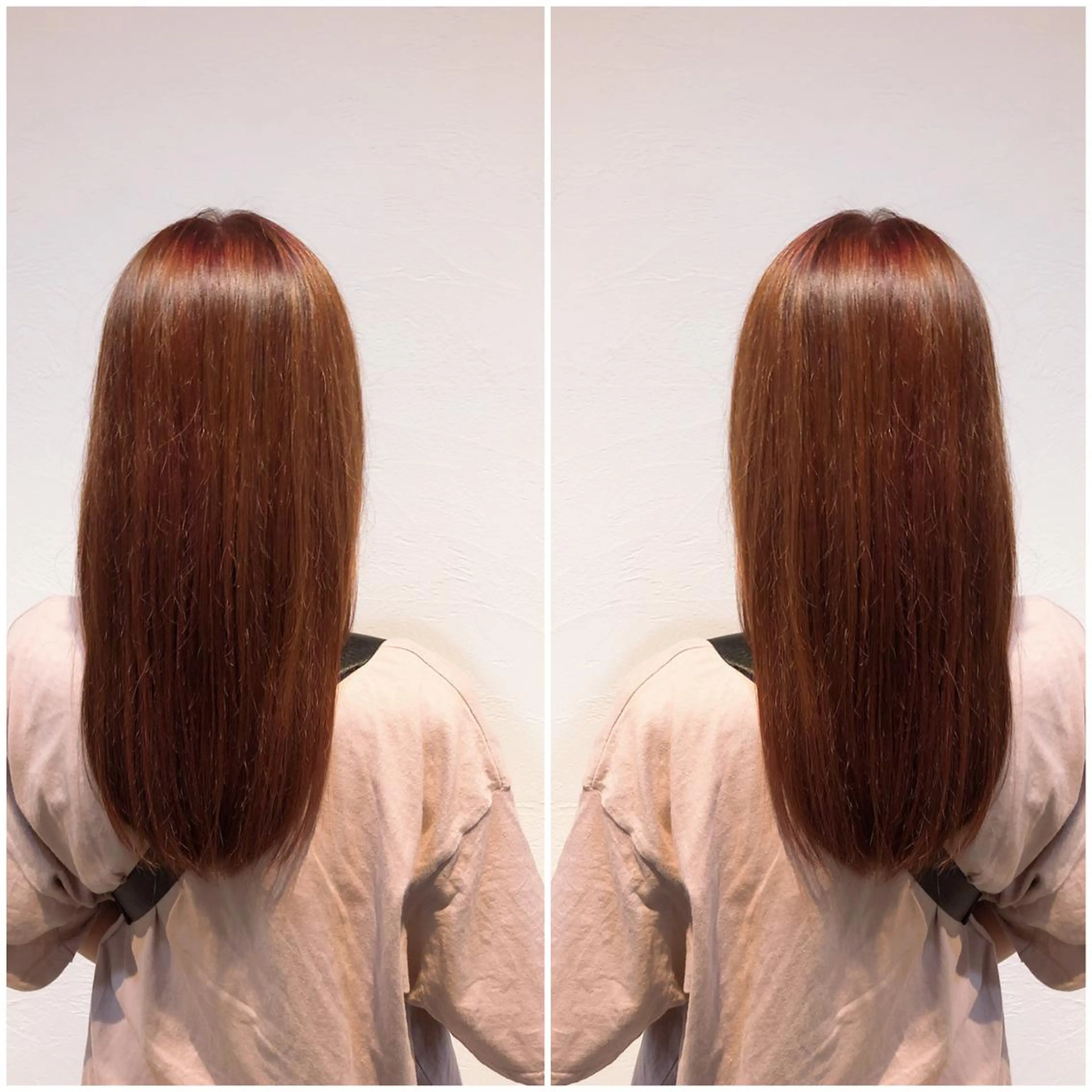 ロング カラー ブラウンカラー ピンクカラー ピンクブラウン ロング La fith hair kanonあびこ店所属・トップスタイリスト 🧸中島梨穂🧸のヘアスタイル