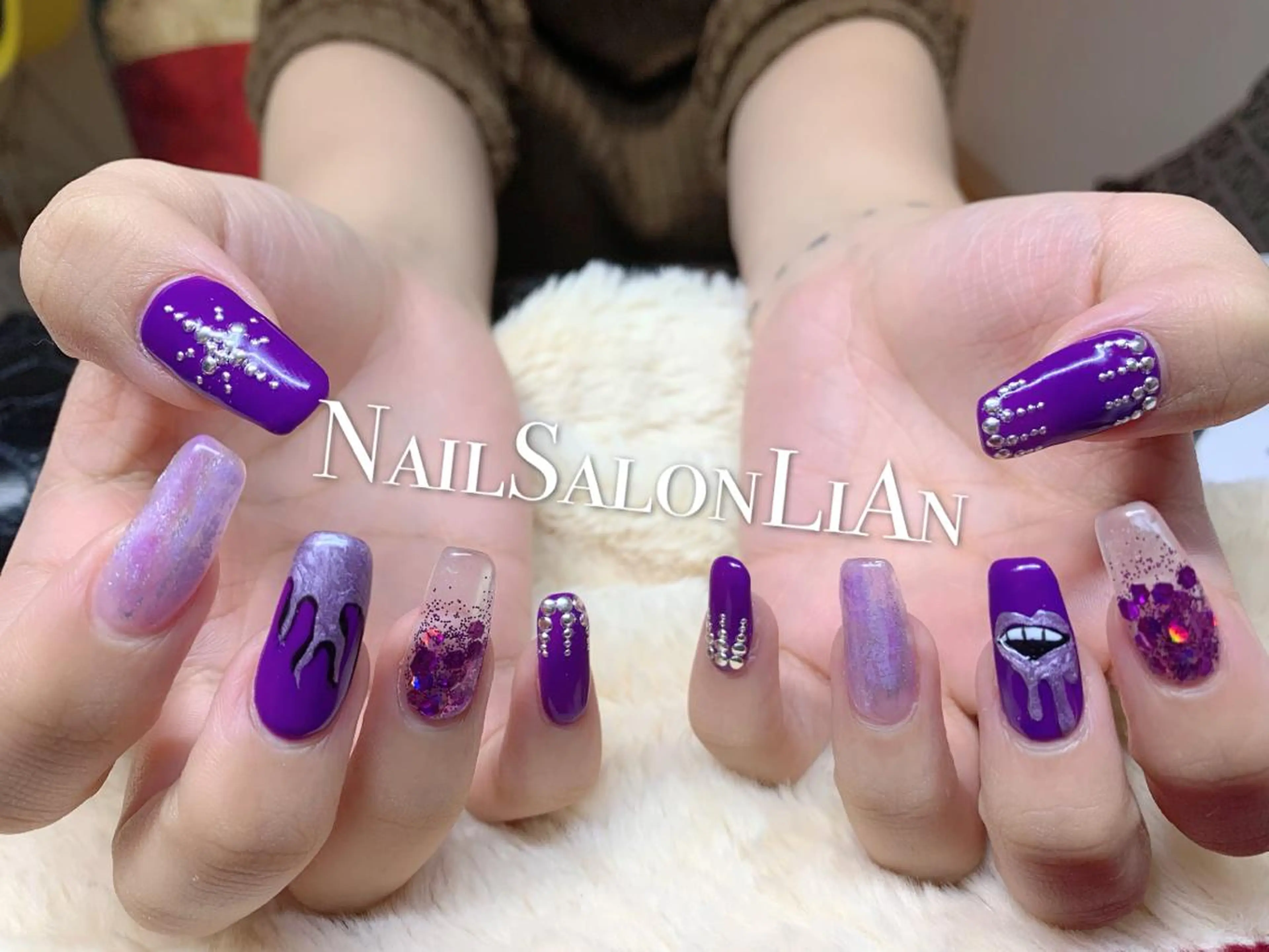 ネイル 持ち込み ハンドネイル NailSalon LiAnのネイルデザイン