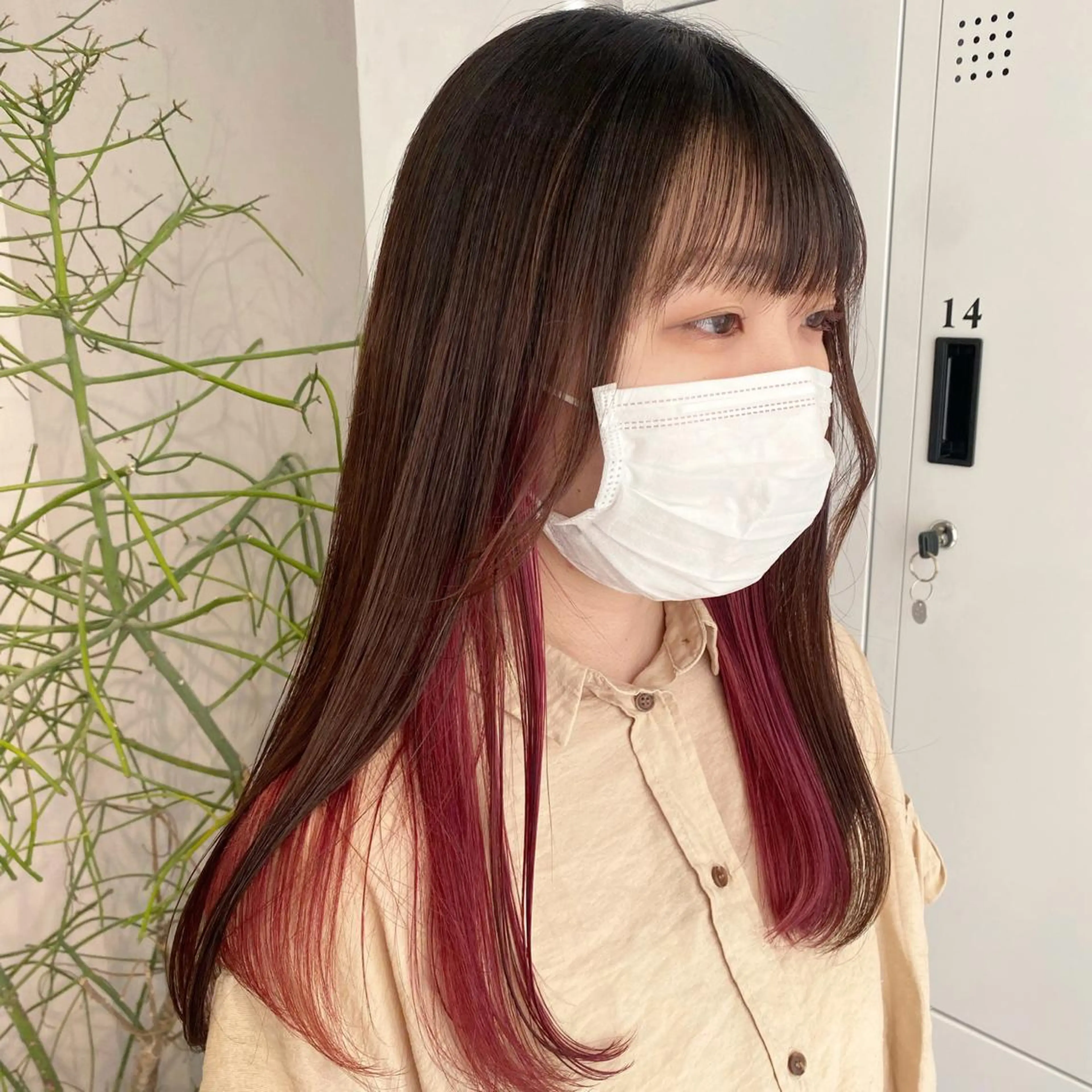 セミロング カラー カット ヘアカラー トリートメント デザインカラー/パー マ🦖外岡咲希🦖のヘアスタイル