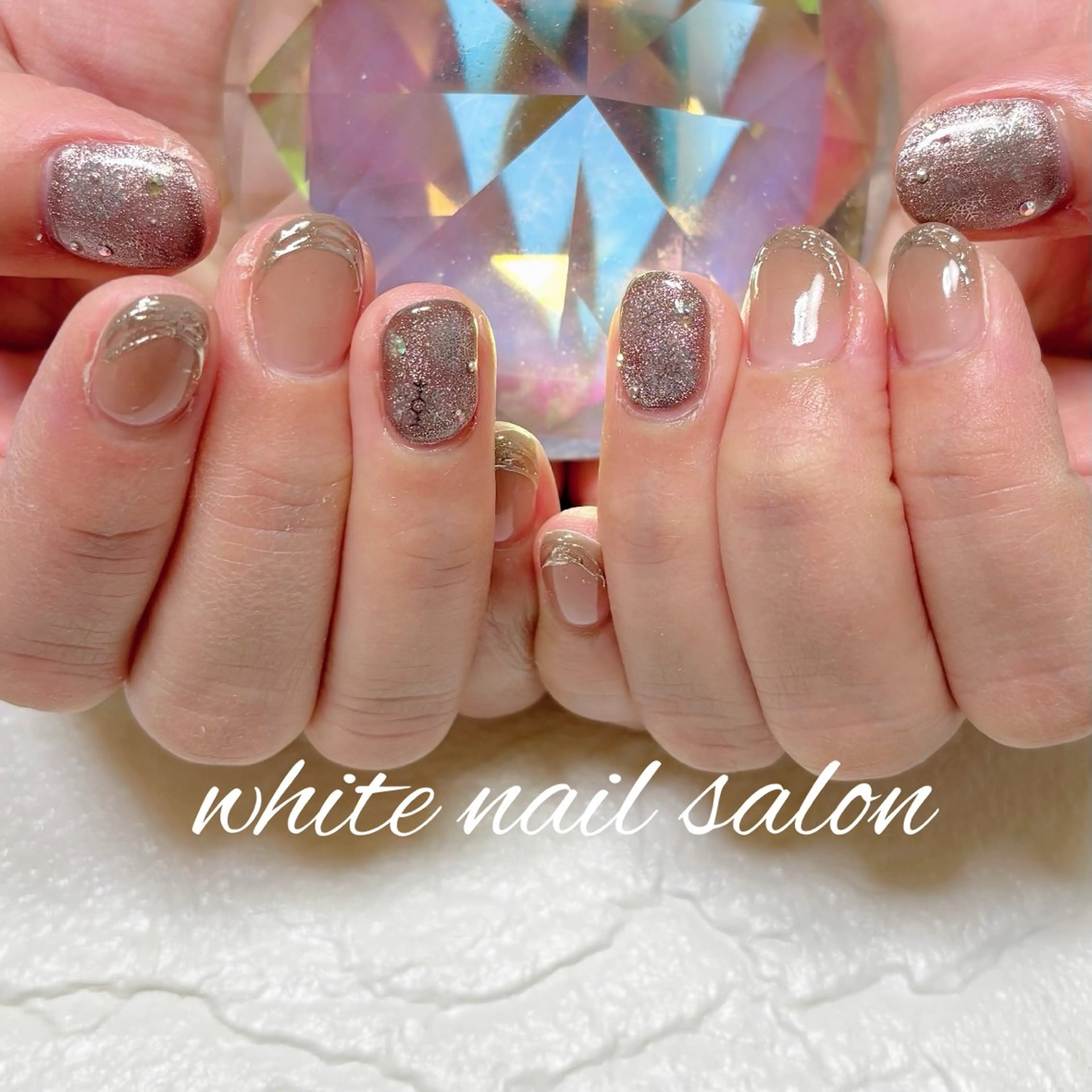 ネイル フットネイル ハンドネイル white nail salonのネイルデザイン