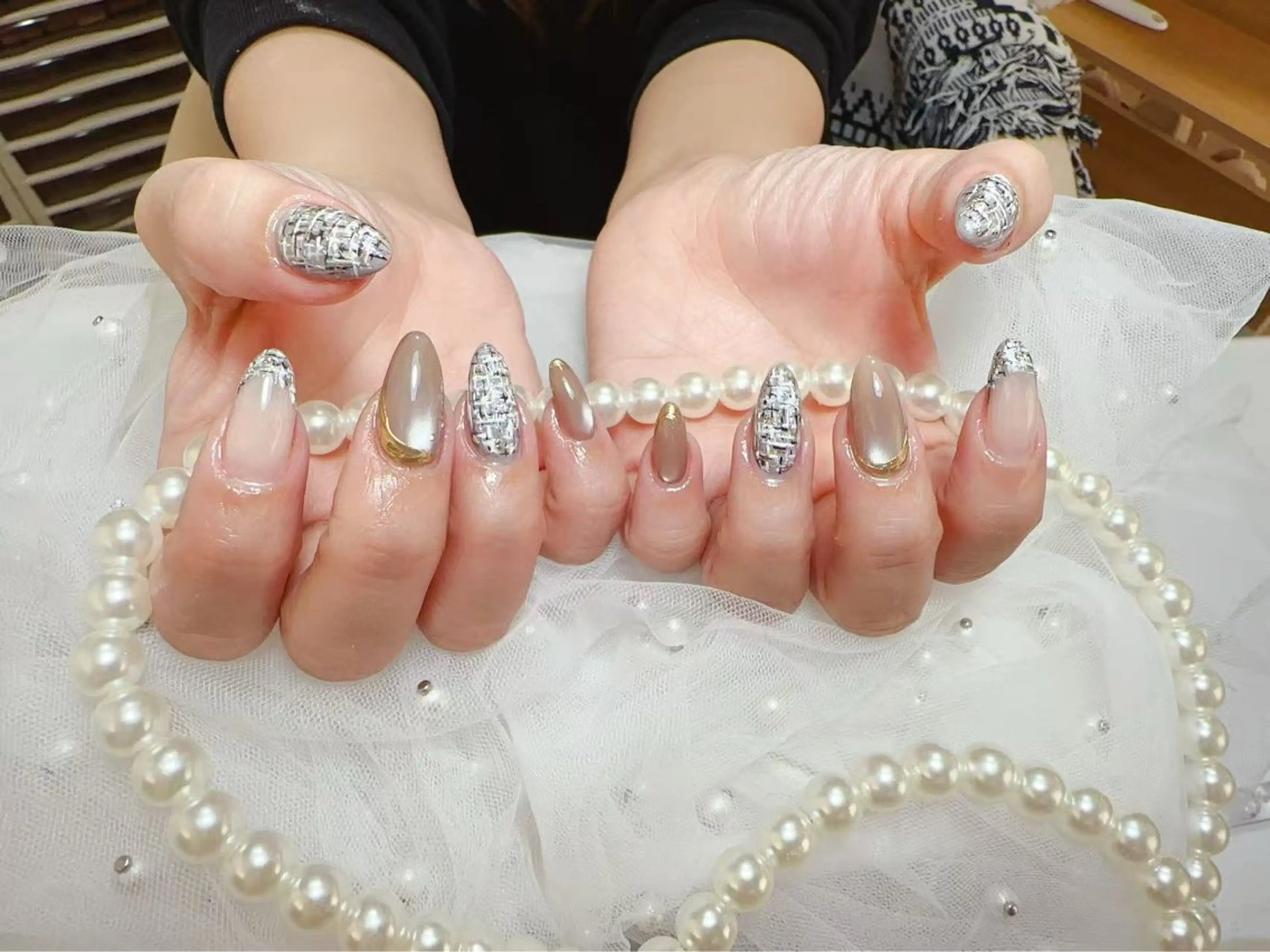 ネイル ハンドネイル ハンドケア ゆ きのネイルデザイン