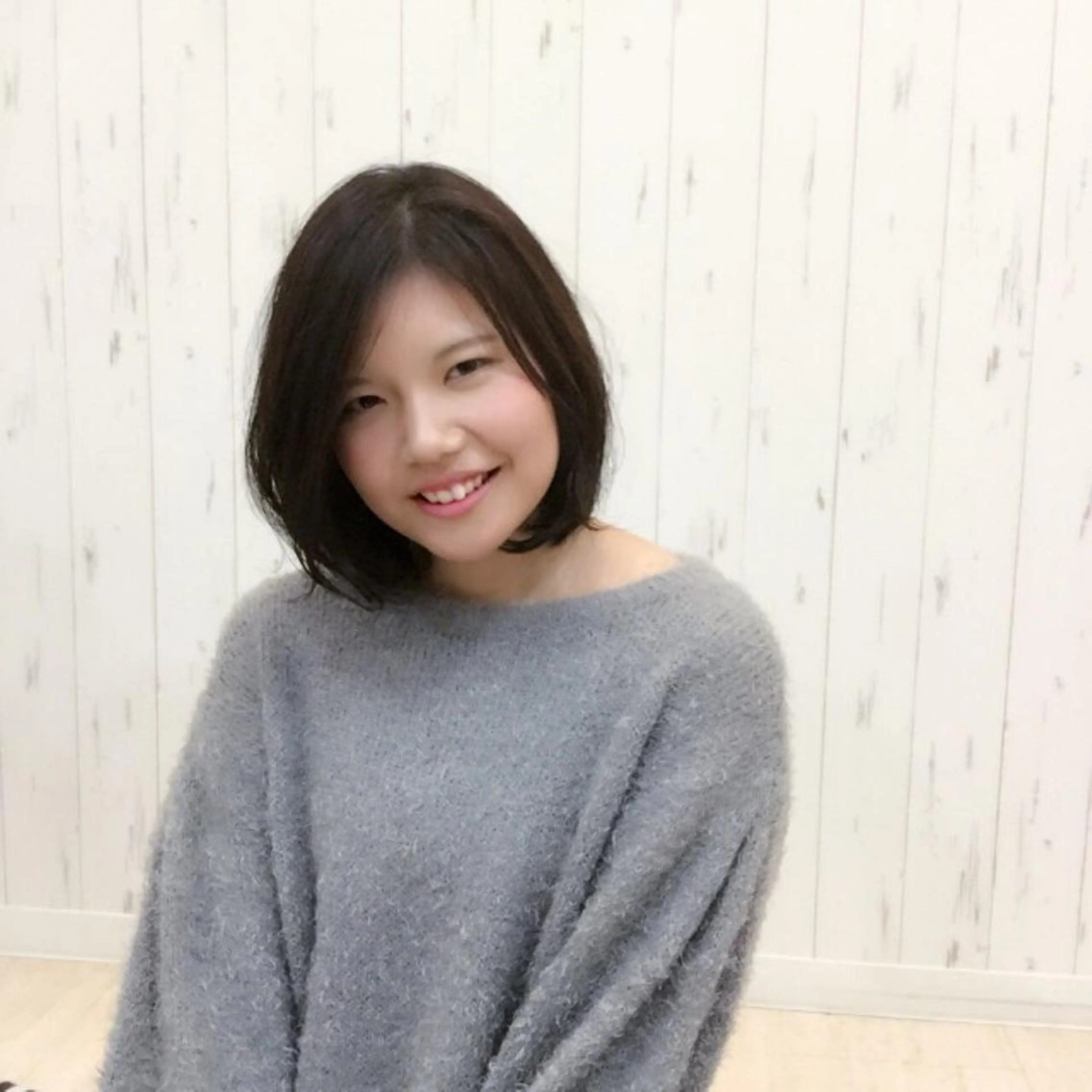 ミディアム カラー ヘアアレンジ ボブ KAIzen. tomoのヘアスタイル