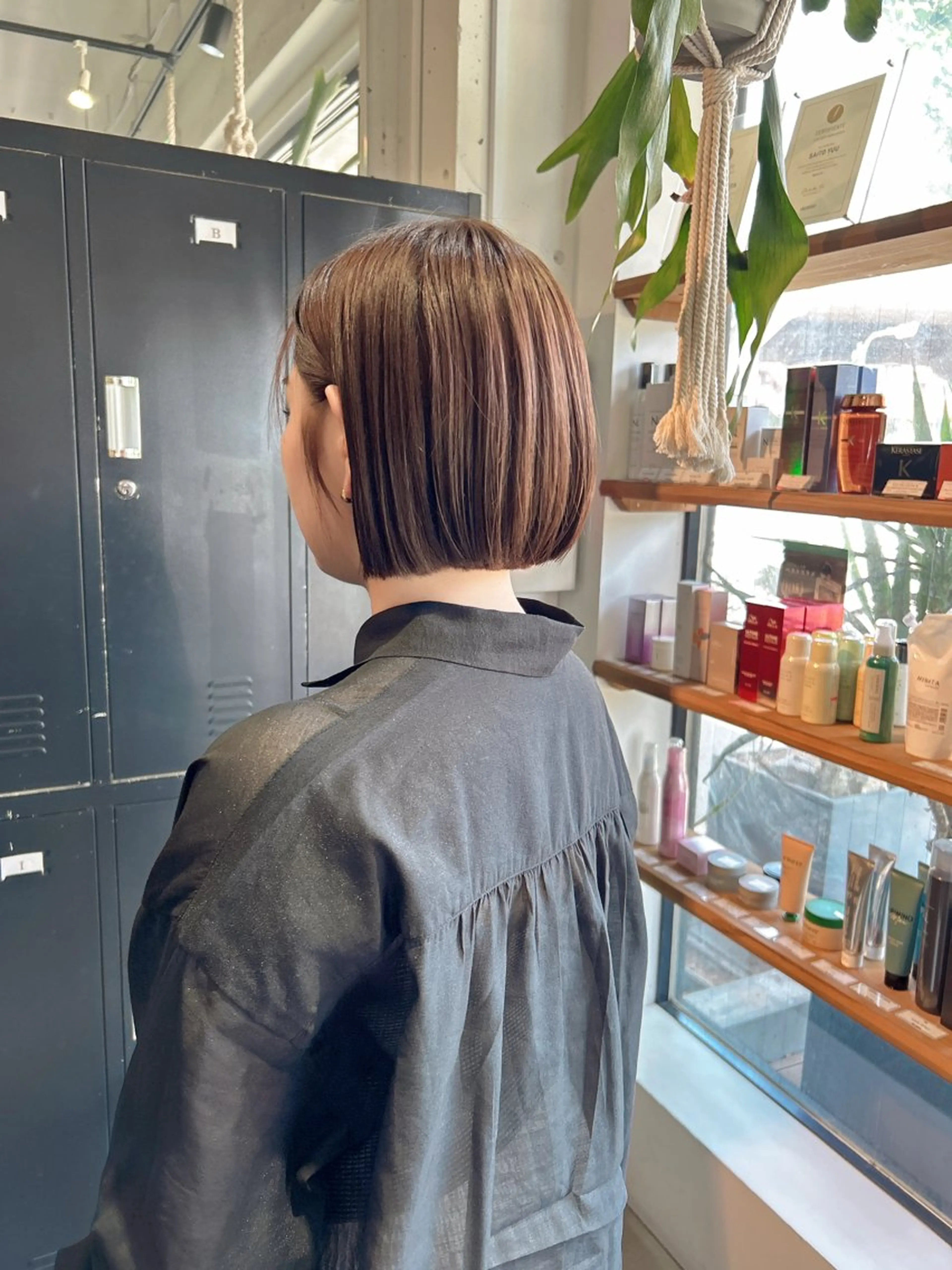 ミディアム FERIA桃山台🍑 𝕄𝕖𝕘𝕦のヘアスタイル