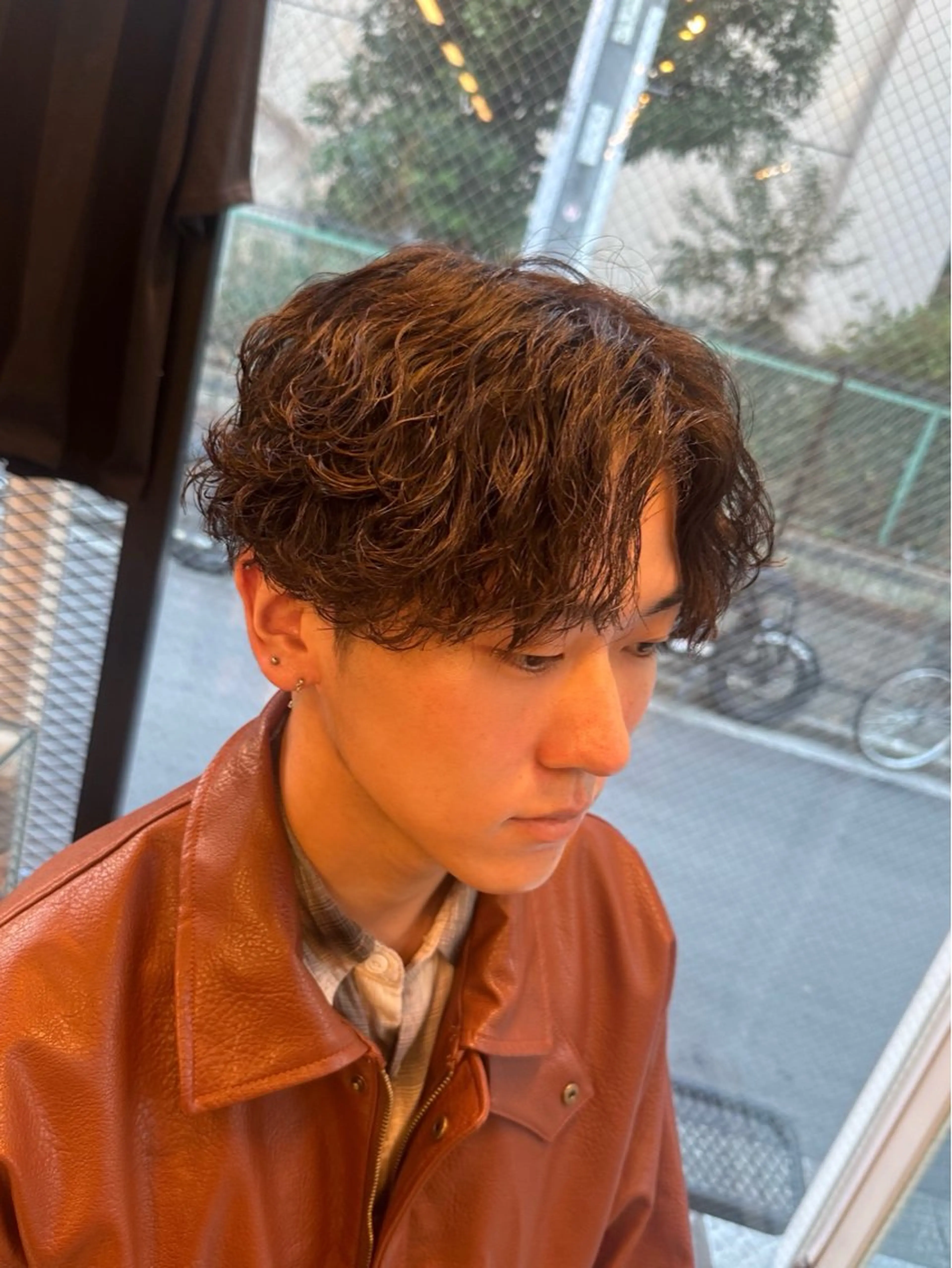 ショート パーマ メンズ メンズパーマ 波巻きパーマ スパイラルパーマ ツイスパ/メンズ パーマ/歩夢のヘアスタイル