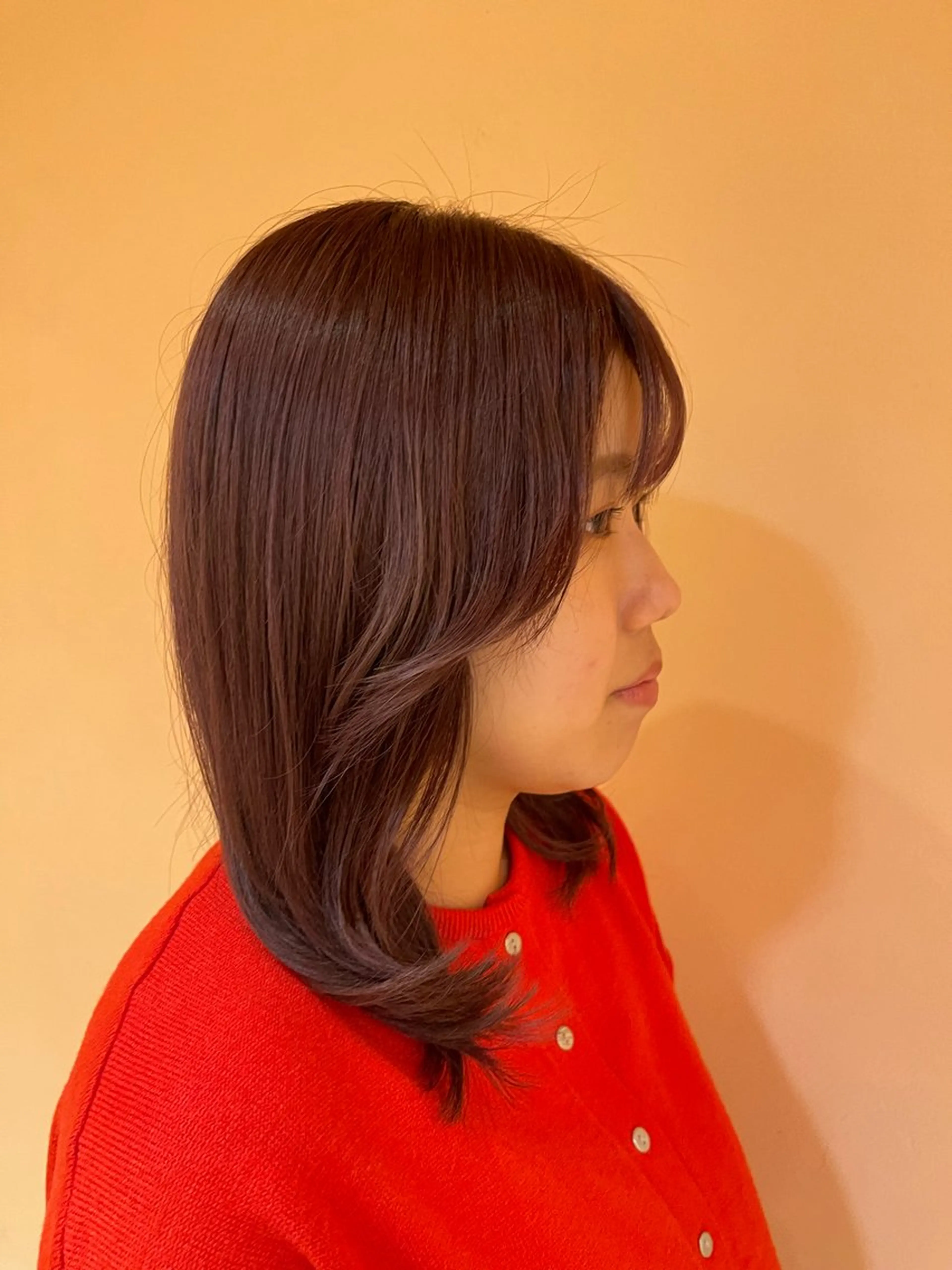 ミディアム カラー モリオフロムロンドン原宿本店所属・ショート/ボブ/ハイ トーン/Nanahaのヘアスタイル